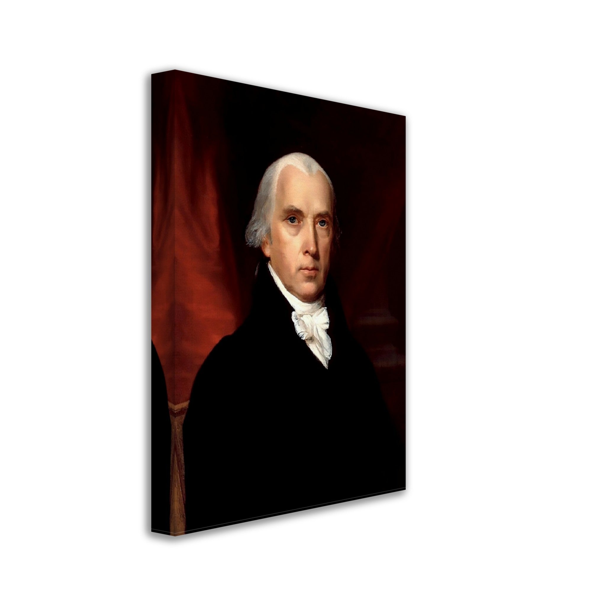 James Madison Canvas, 4th President Of Usa, Vintage Portrait - James Madison Canvas Print - WallArtPrints4U