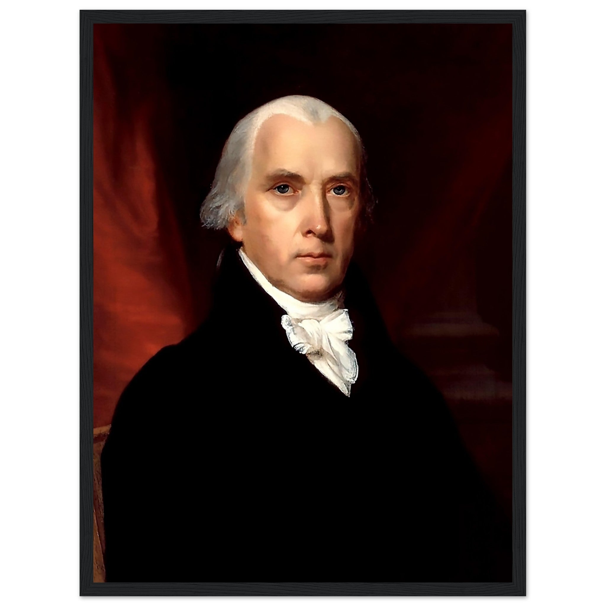 James Madison Framed, 4th President Of Usa, Vintage Portrait - James Madison Framed Print - WallArtPrints4U