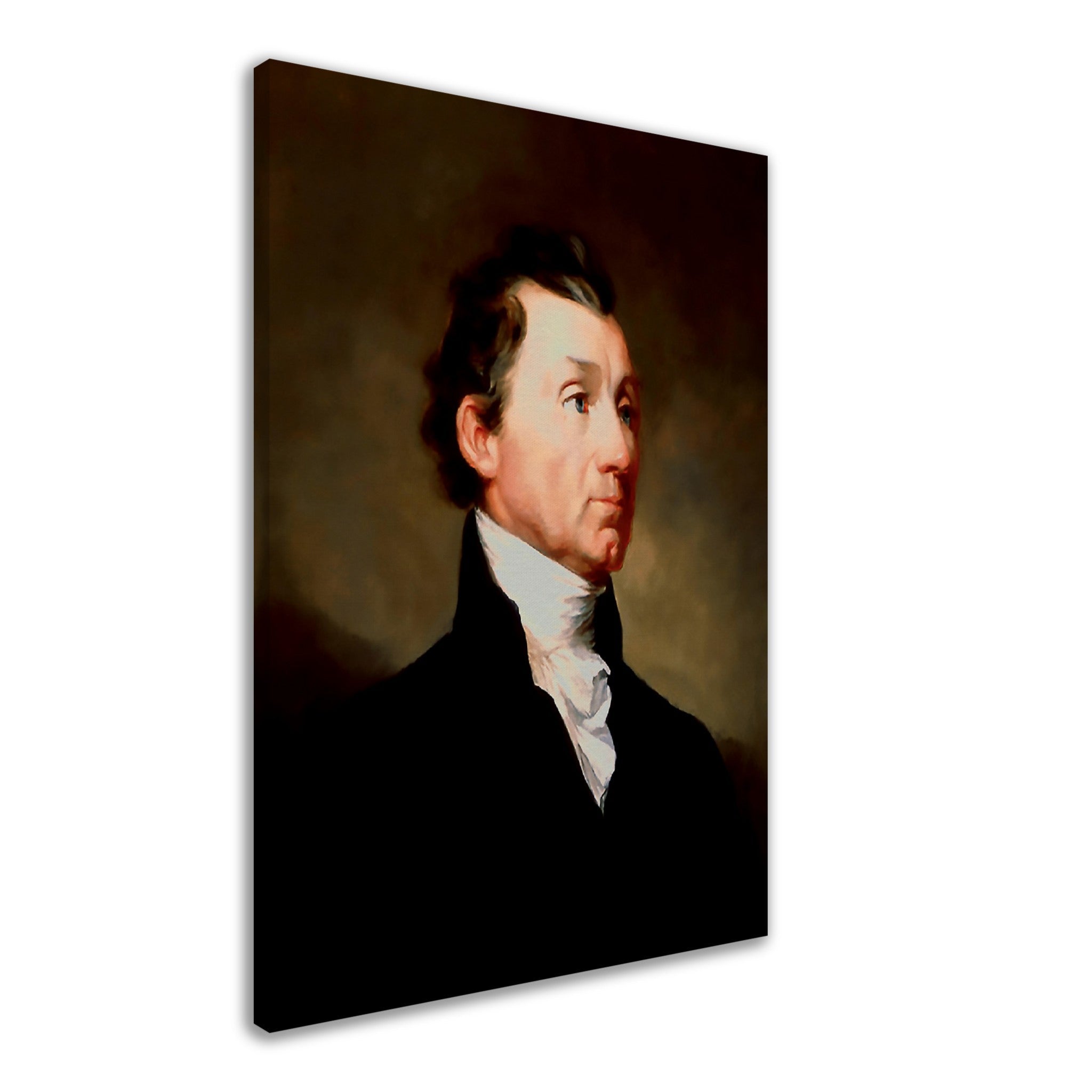 James Monroe Canvas, 5th President Of Usa, Vintage Portrait - James Monroe Canvas Print - WallArtPrints4U
