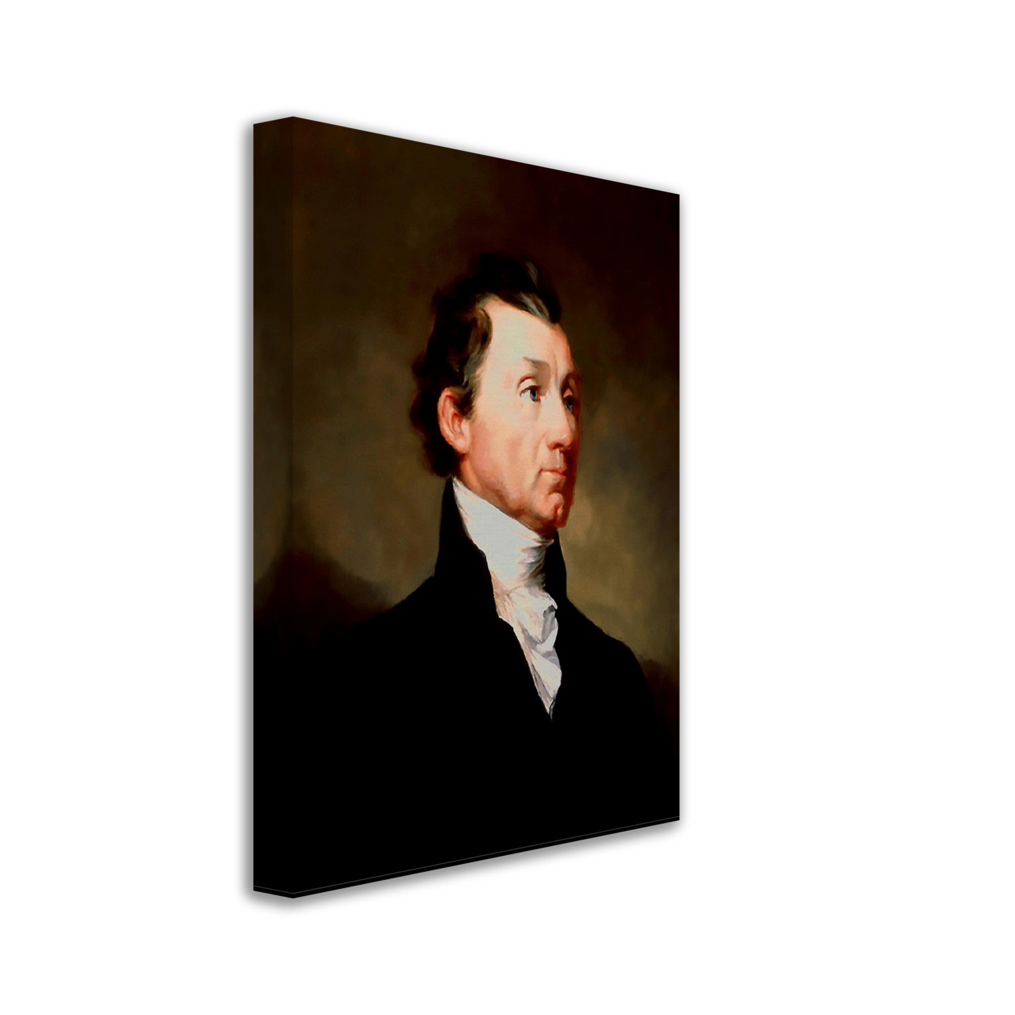 James Monroe Canvas, 5th President Of Usa, Vintage Portrait - James Monroe Canvas Print - WallArtPrints4U