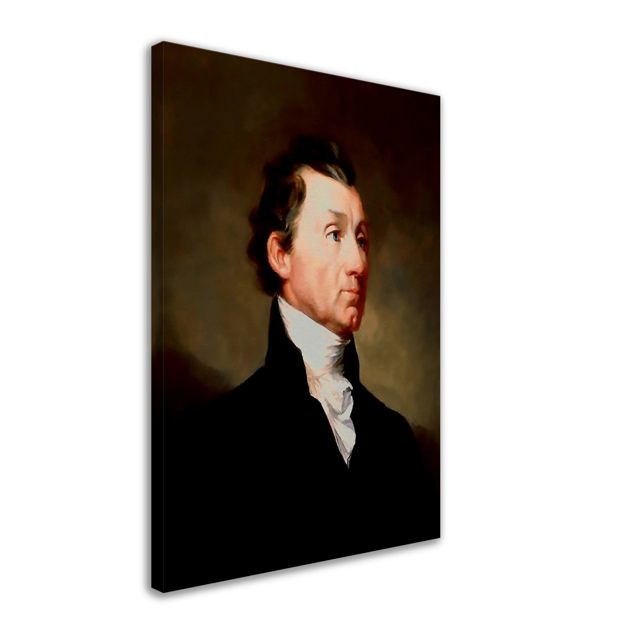 James Monroe Canvas, 5th President Of Usa, Vintage Portrait - James Monroe Canvas Print - WallArtPrints4U