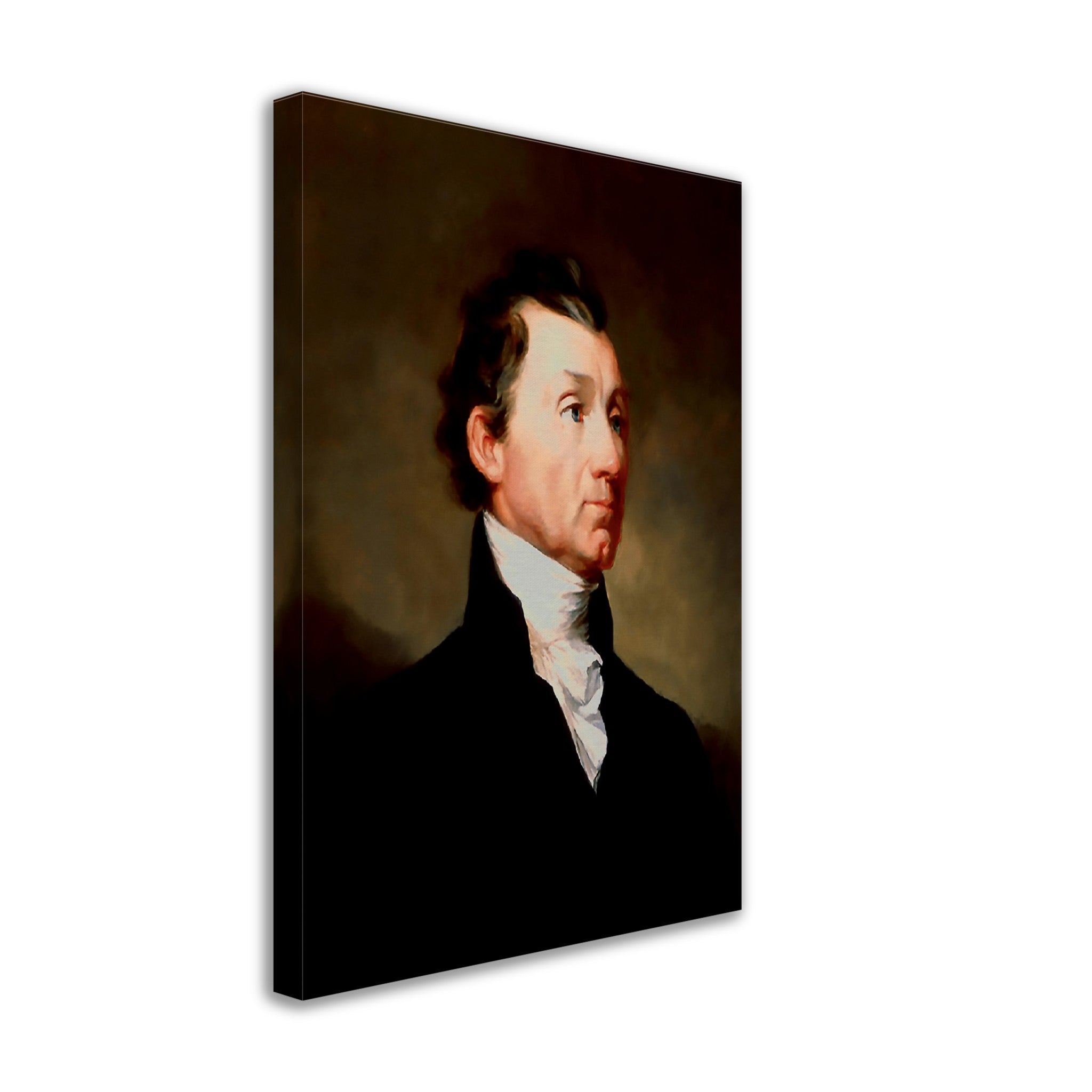 James Monroe Canvas, 5th President Of Usa, Vintage Portrait - James Monroe Canvas Print - WallArtPrints4U
