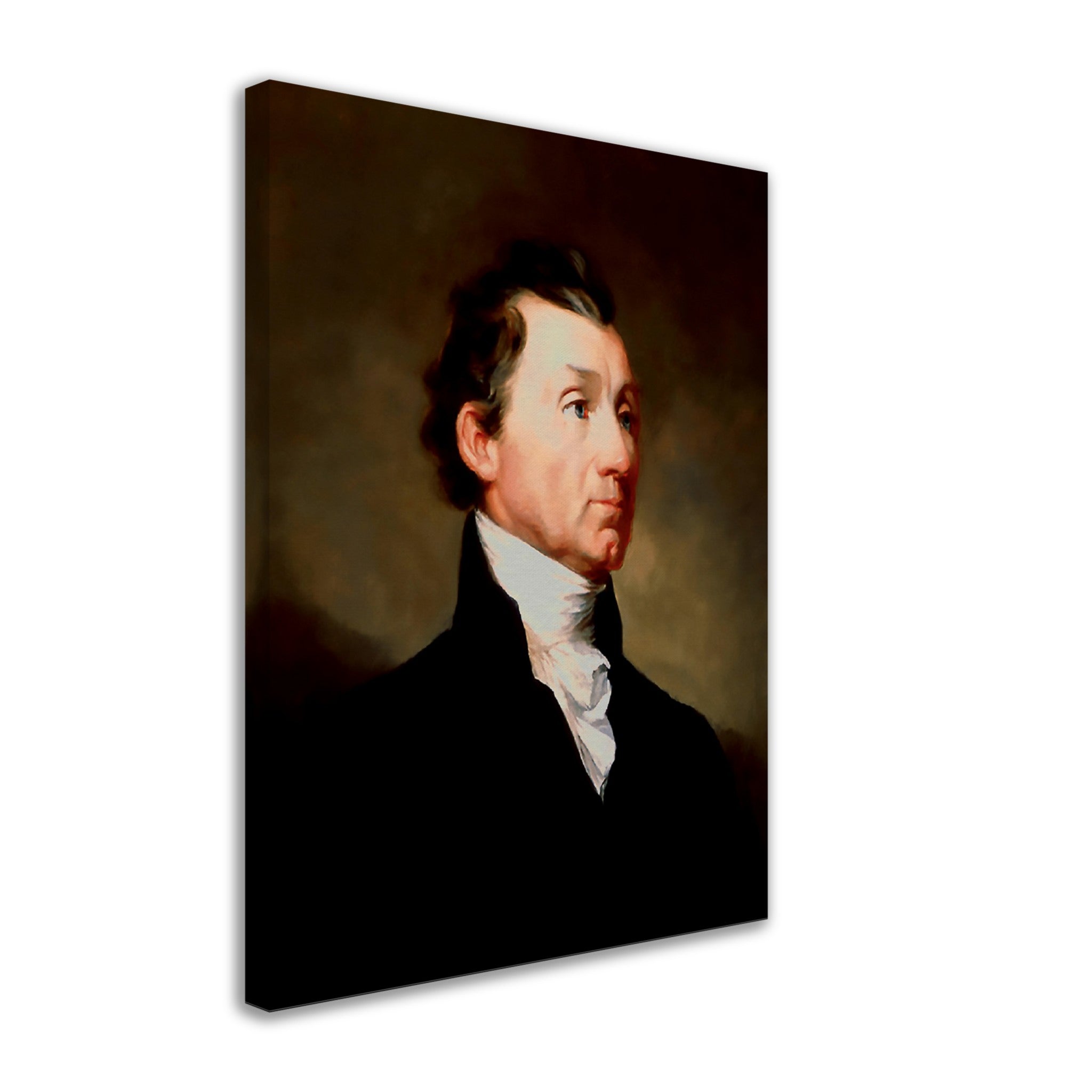 James Monroe Canvas, 5th President Of Usa, Vintage Portrait - James Monroe Canvas Print - WallArtPrints4U