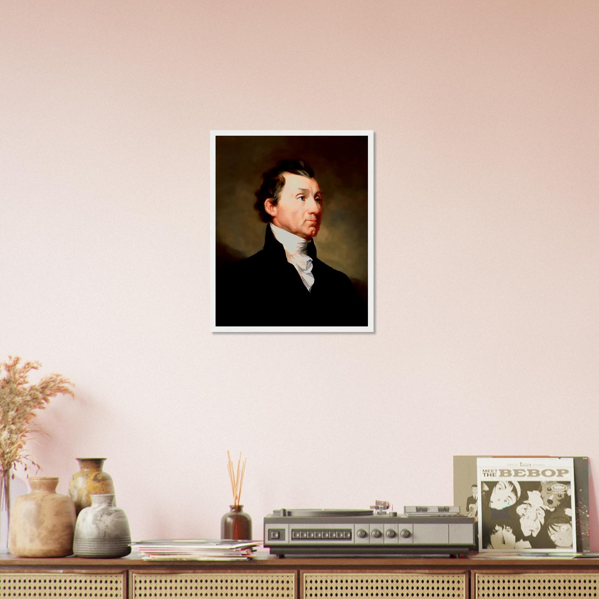 James Monroe Framed, 5th President Of Usa, Vintage Portrait - James Monroe Framed Print - WallArtPrints4U