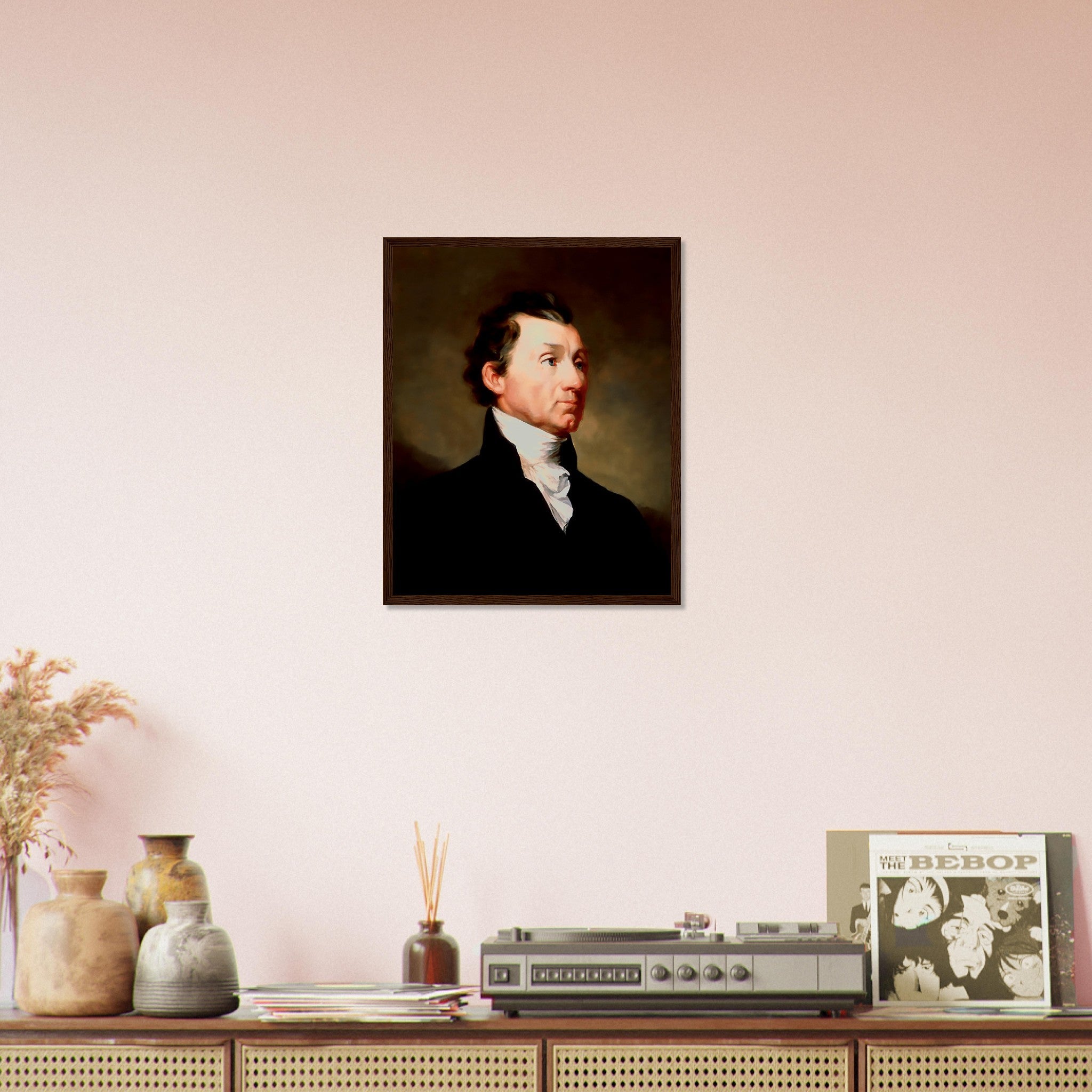 James Monroe Framed, 5th President Of Usa, Vintage Portrait - James Monroe Framed Print - WallArtPrints4U