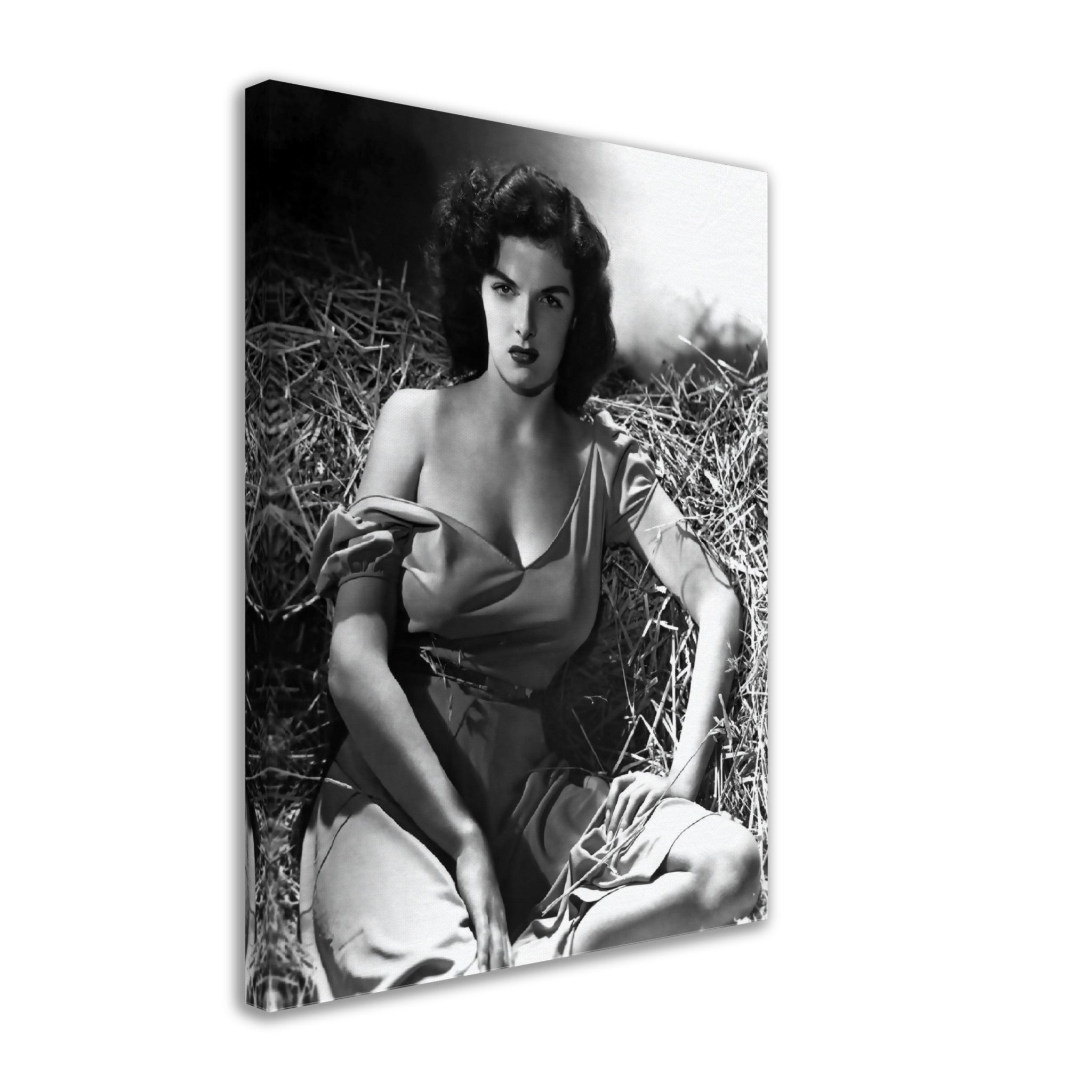 Jane Russell Canvas, Gentlemen Prefer Blondes, Vintage Photo - Iconic Jane Russell Canvas Print - Hollywood Silver Screen Star - WallArtPrints4U
