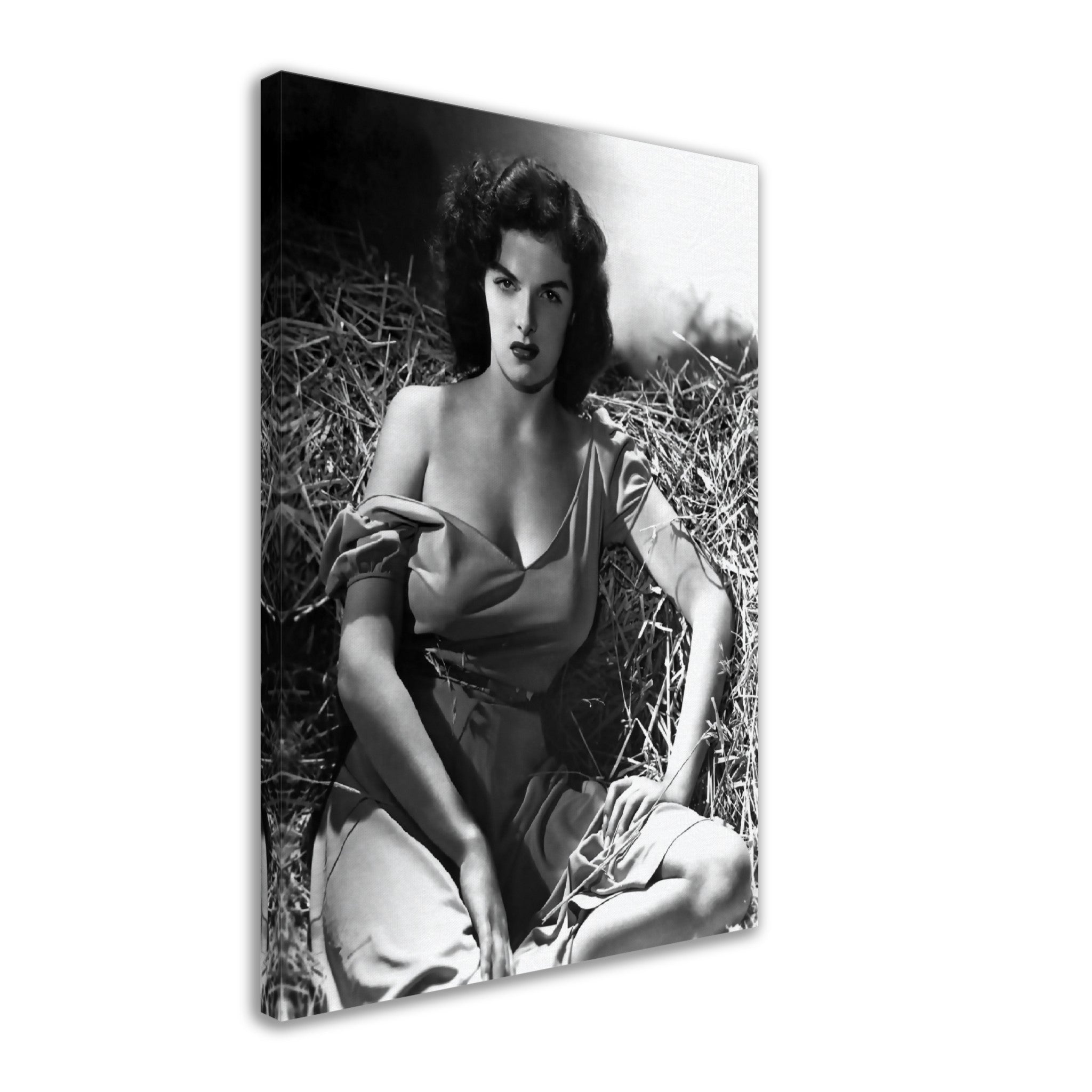 Jane Russell Canvas, Gentlemen Prefer Blondes, Vintage Photo - Iconic Jane Russell Canvas Print - Hollywood Silver Screen Star - WallArtPrints4U