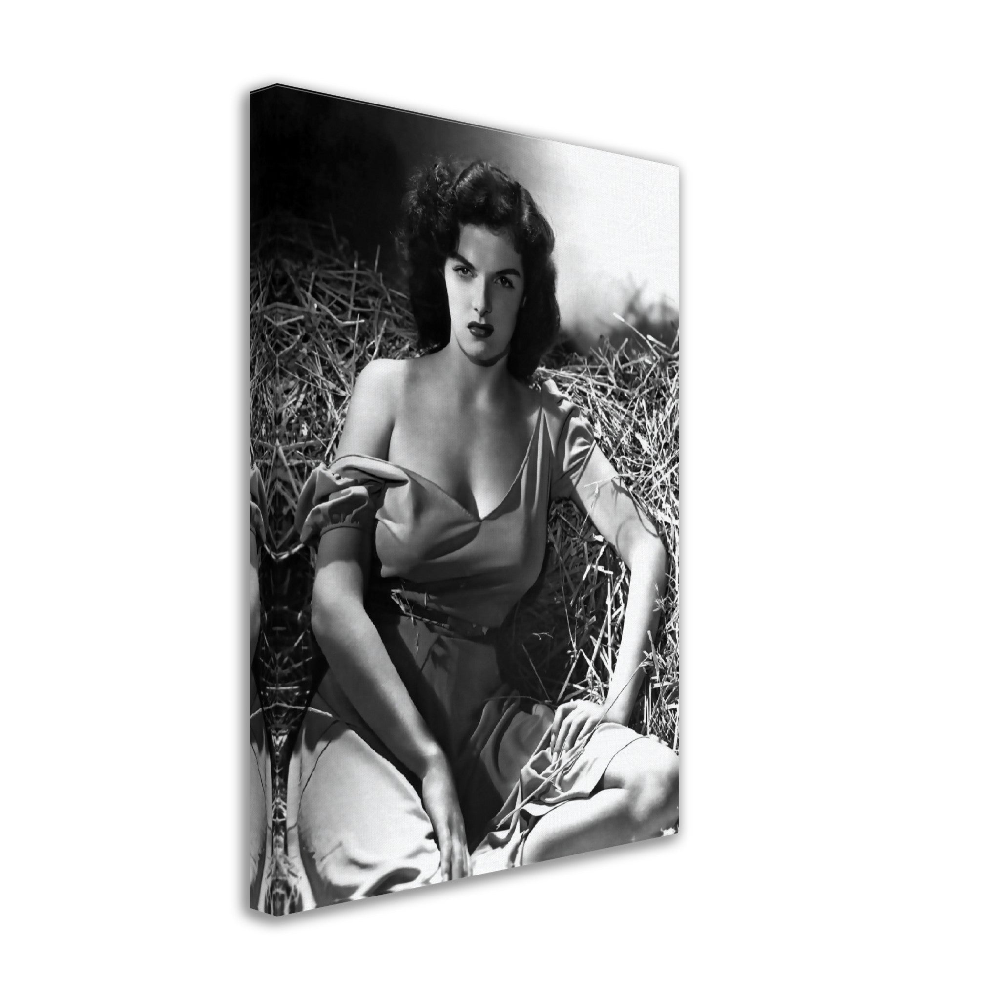 Jane Russell Canvas, Gentlemen Prefer Blondes, Vintage Photo - Iconic Jane Russell Canvas Print - Hollywood Silver Screen Star - WallArtPrints4U