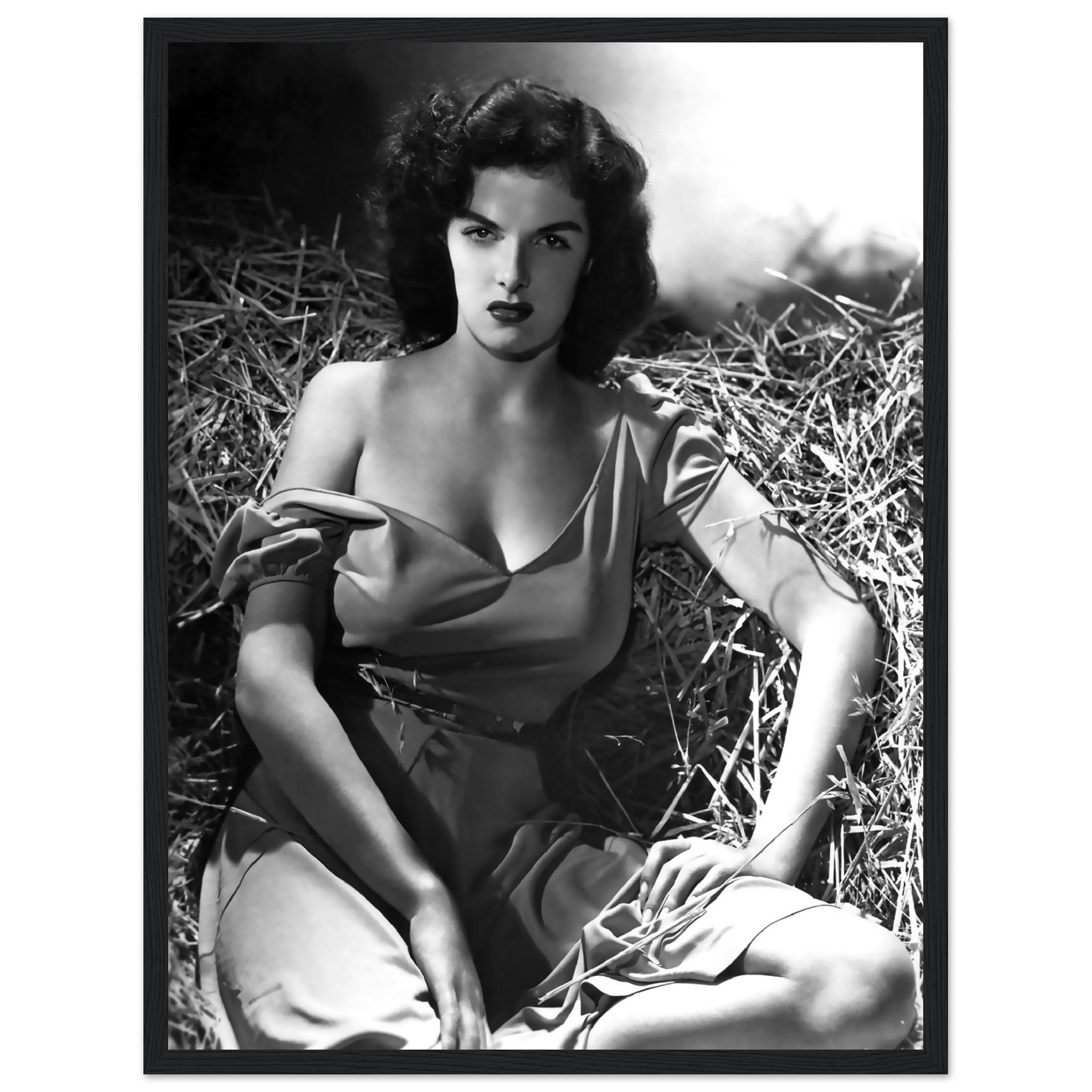 Jane Russell Framed, Gentlemen Prefer Blondes, Vintage Photo - Iconic Jane Russell Framed Print - Hollywood Silver Screen Star - WallArtPrints4U