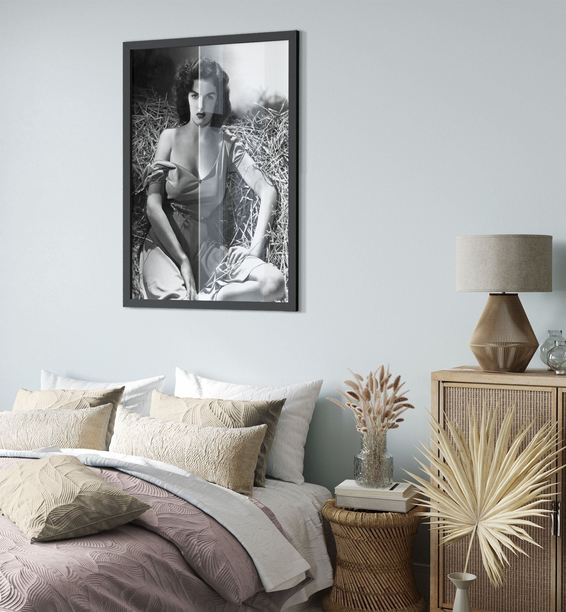 Jane Russell Framed, Gentlemen Prefer Blondes, Vintage Photo - Iconic Jane Russell Framed Print - Hollywood Silver Screen Star - WallArtPrints4U