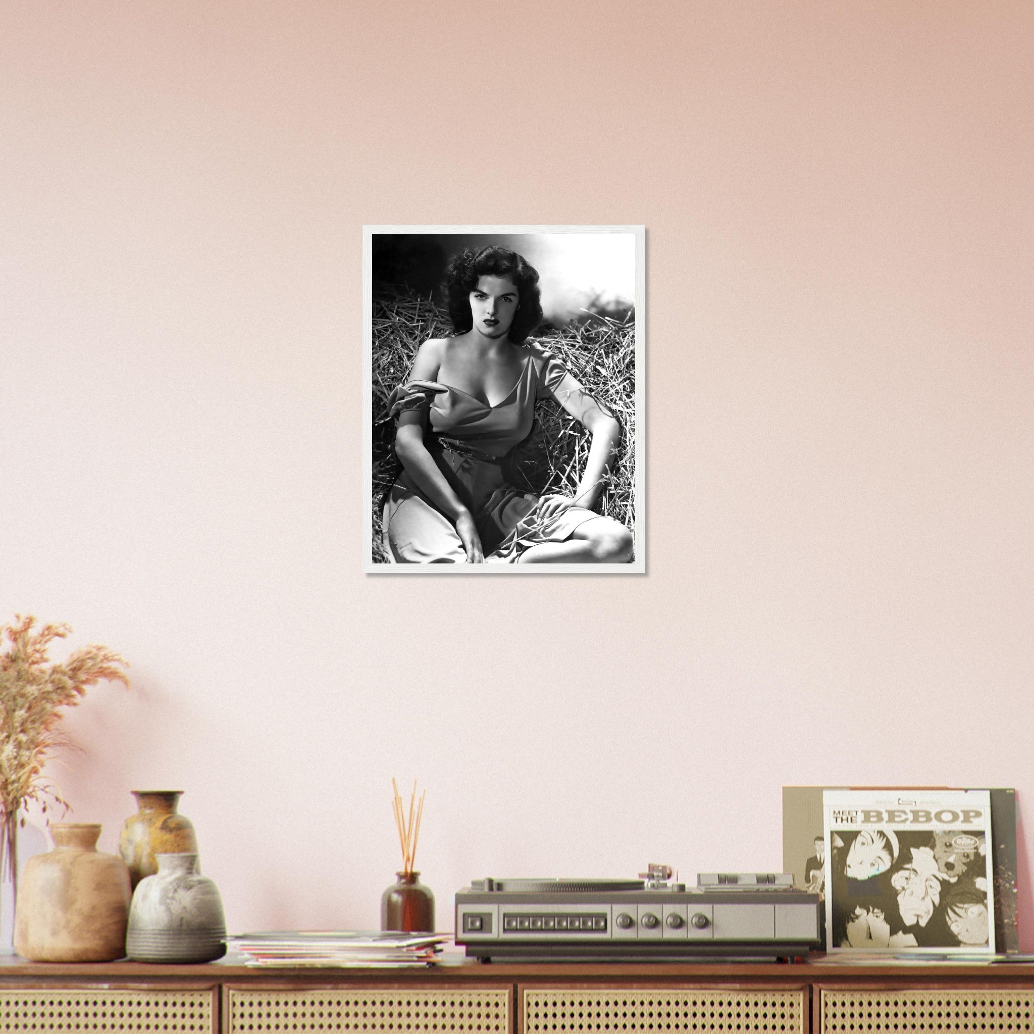Jane Russell Framed, Gentlemen Prefer Blondes, Vintage Photo - Iconic Jane Russell Framed Print - Hollywood Silver Screen Star - WallArtPrints4U