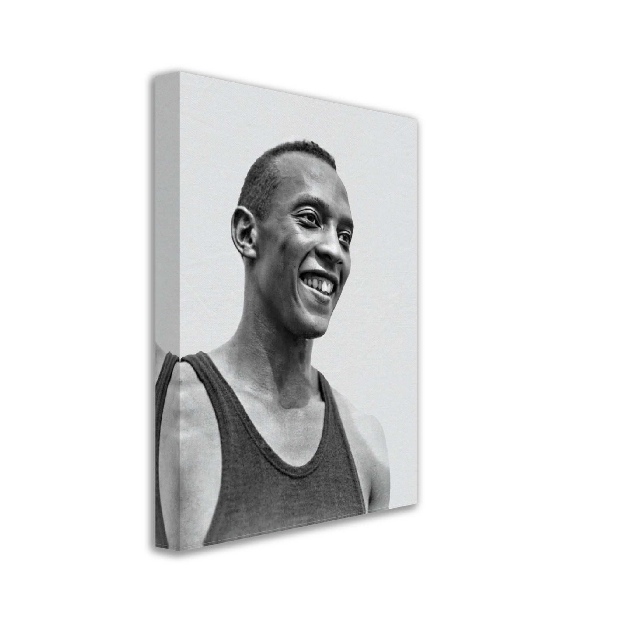 Jesse Owens Canvas, Genuine Vintage Photo 1936 Iconic Jesse Owens Canvas Print - WallArtPrints4U