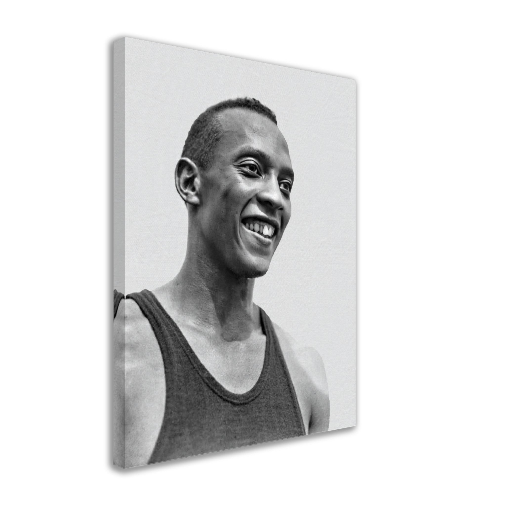 Jesse Owens Canvas, Genuine Vintage Photo 1936 Iconic Jesse Owens Canvas Print - WallArtPrints4U