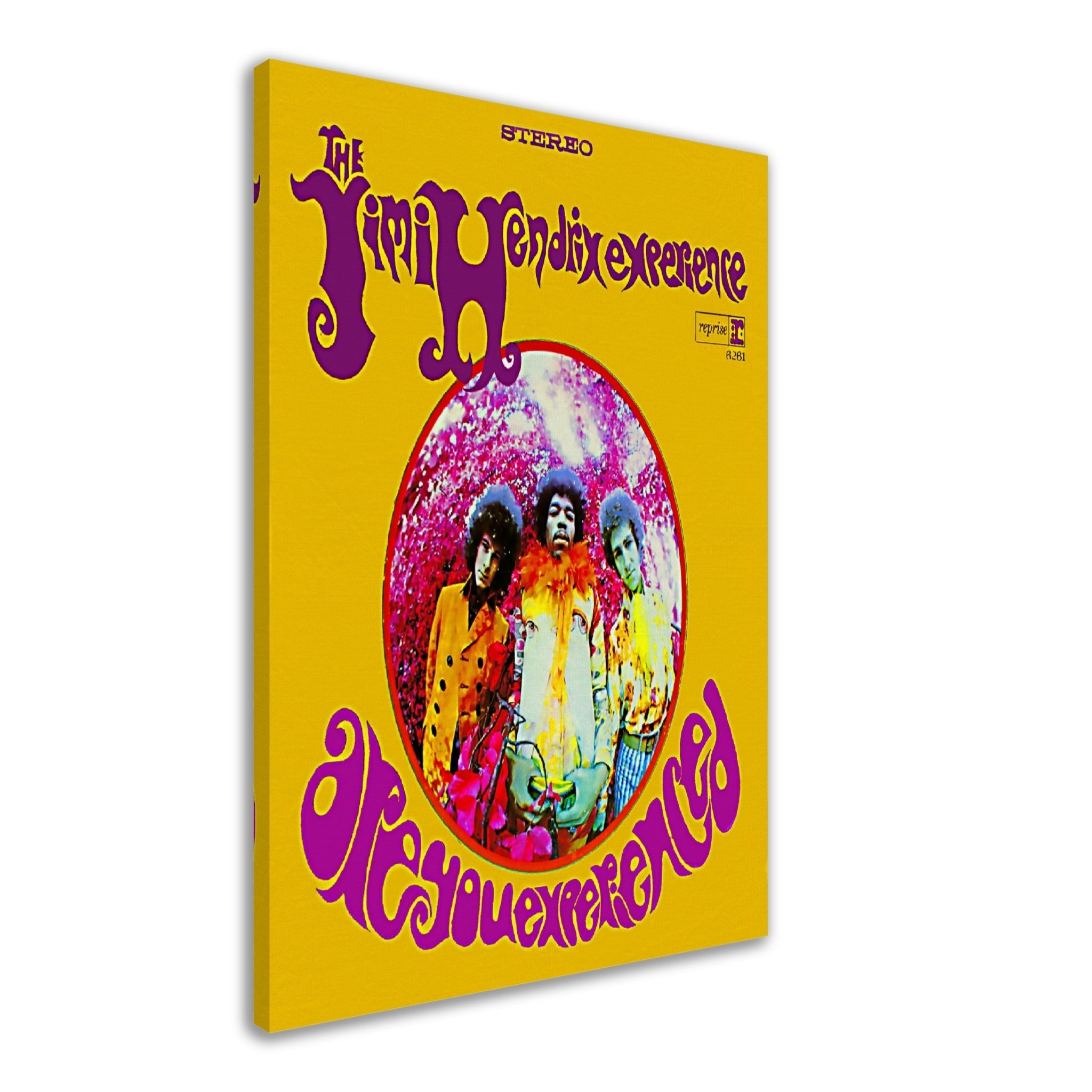 Jimi Hendrix Canvas, Jimi Hendrix Experience Album Cover - Jimi Hendrix Canvas Print - Psychedelic Rock - WallArtPrints4U