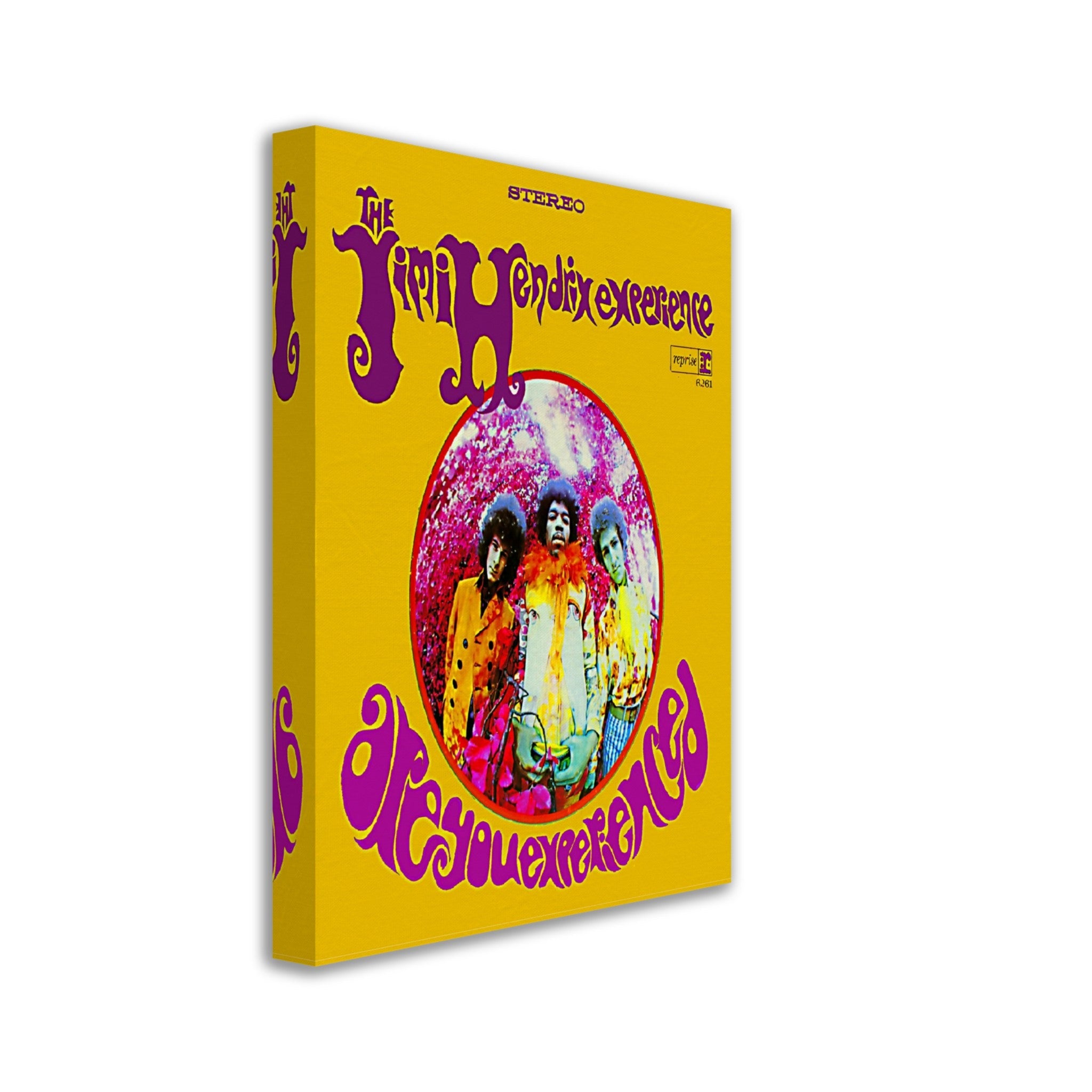 Jimi Hendrix Canvas, Jimi Hendrix Experience Album Cover - Jimi Hendrix Canvas Print - Psychedelic Rock - WallArtPrints4U