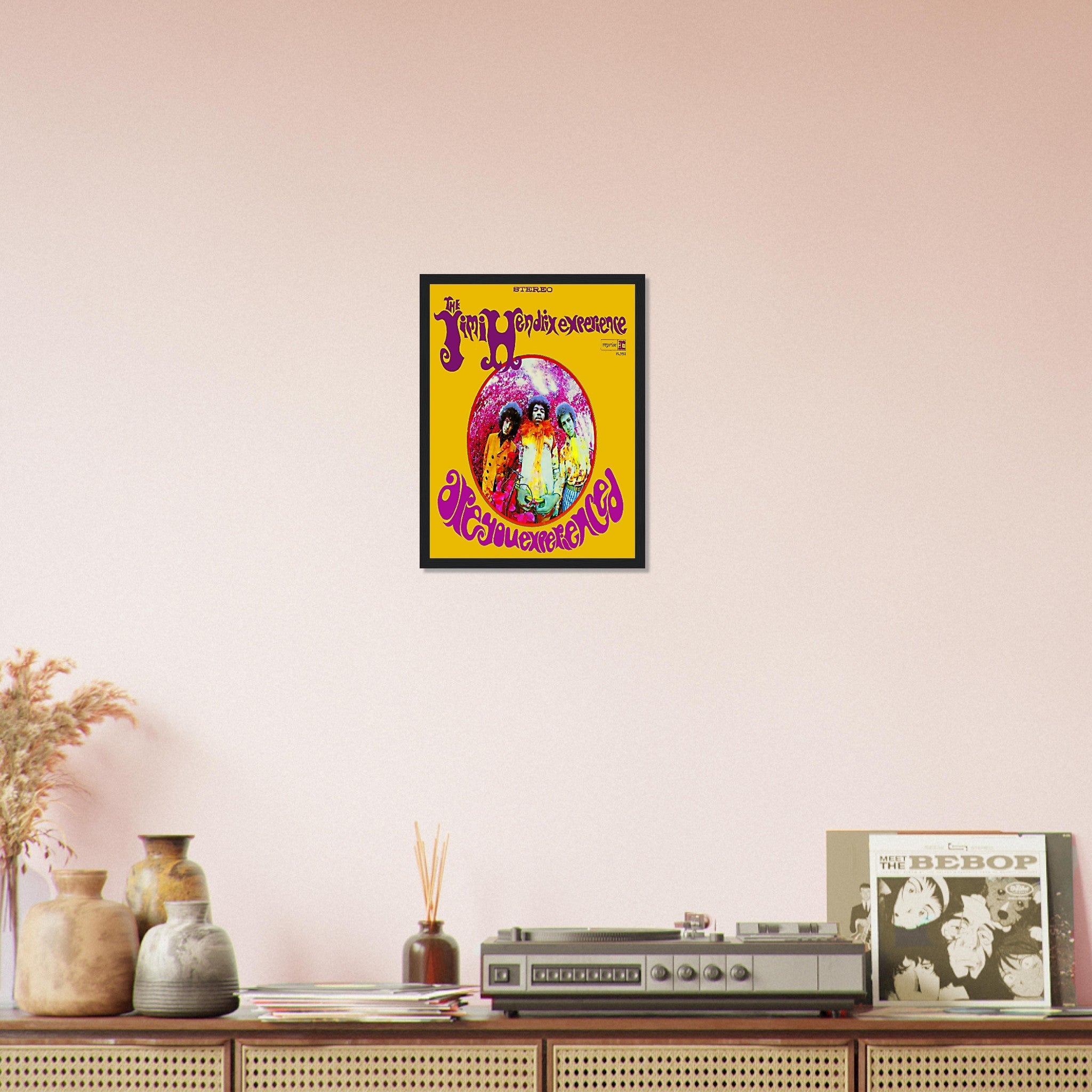 Jimi Hendrix Framed, Jimi Hendrix Experience Album Cover - Jimi Hendrix Framed Print - Psychedelic Rock UK, EU USA Domestic Shipping - WallArtPrints4U