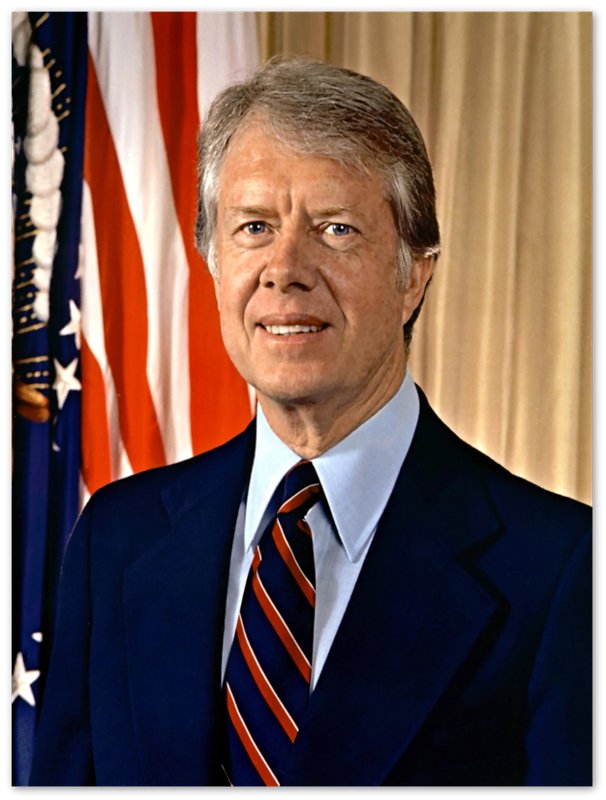 Jimmy Carter Poster, 39th President Of These United States, Vintage Photo Portrait - Jimmy Carter Print - WallArtPrints4U