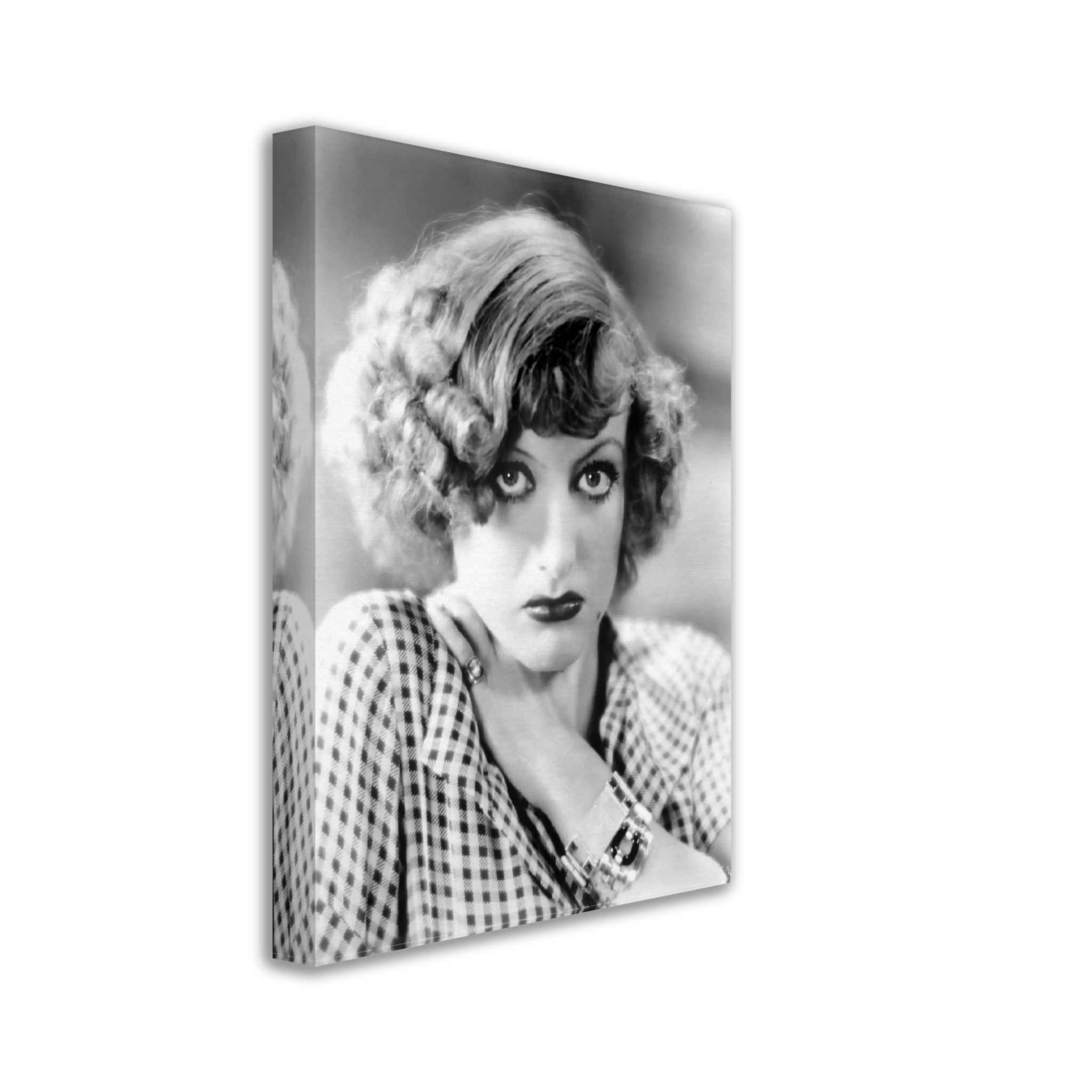 Joan Crawford Canvas, Baby Jane Star, Vintage Photo - Iconic Joan Crawford Canvas Print - Hollywood Silver Screen Star - WallArtPrints4U