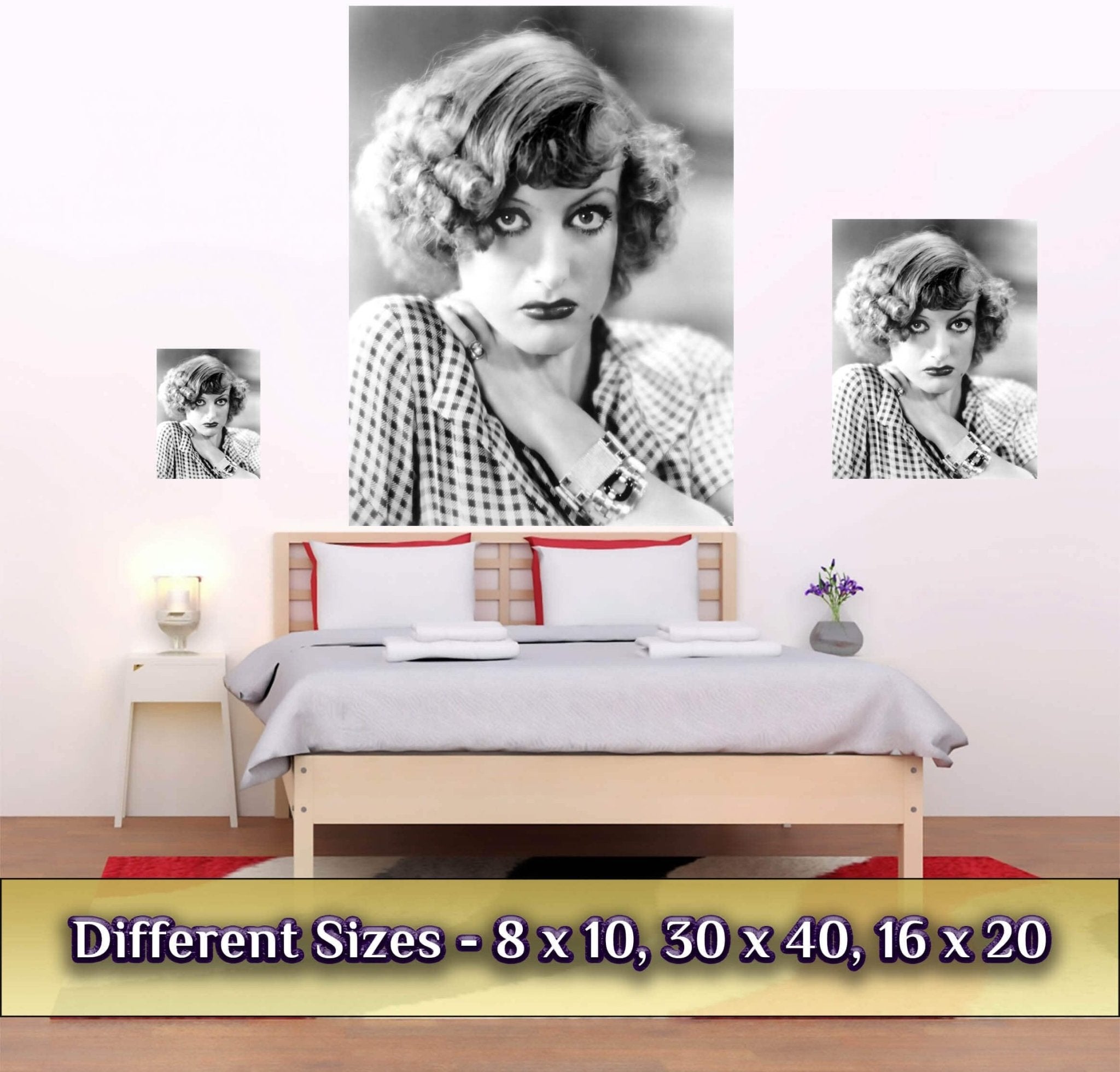 Joan Crawford Poster, Baby Jane Star, Vintage Photo - Iconic Joan Crawford Print - Hollywood Silver Screen Star - WallArtPrints4U