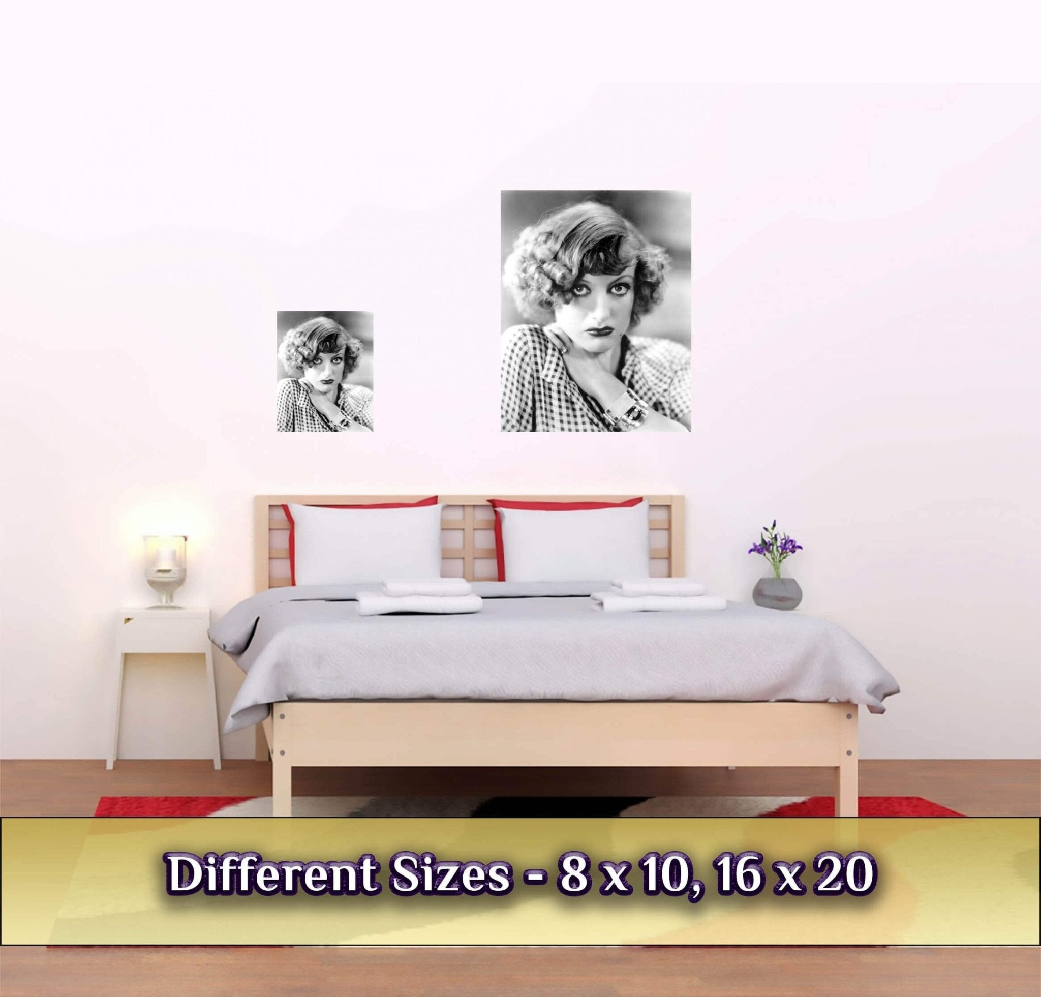 Joan Crawford Poster, Baby Jane Star, Vintage Photo - Iconic Joan Crawford Print - Hollywood Silver Screen Star - WallArtPrints4U