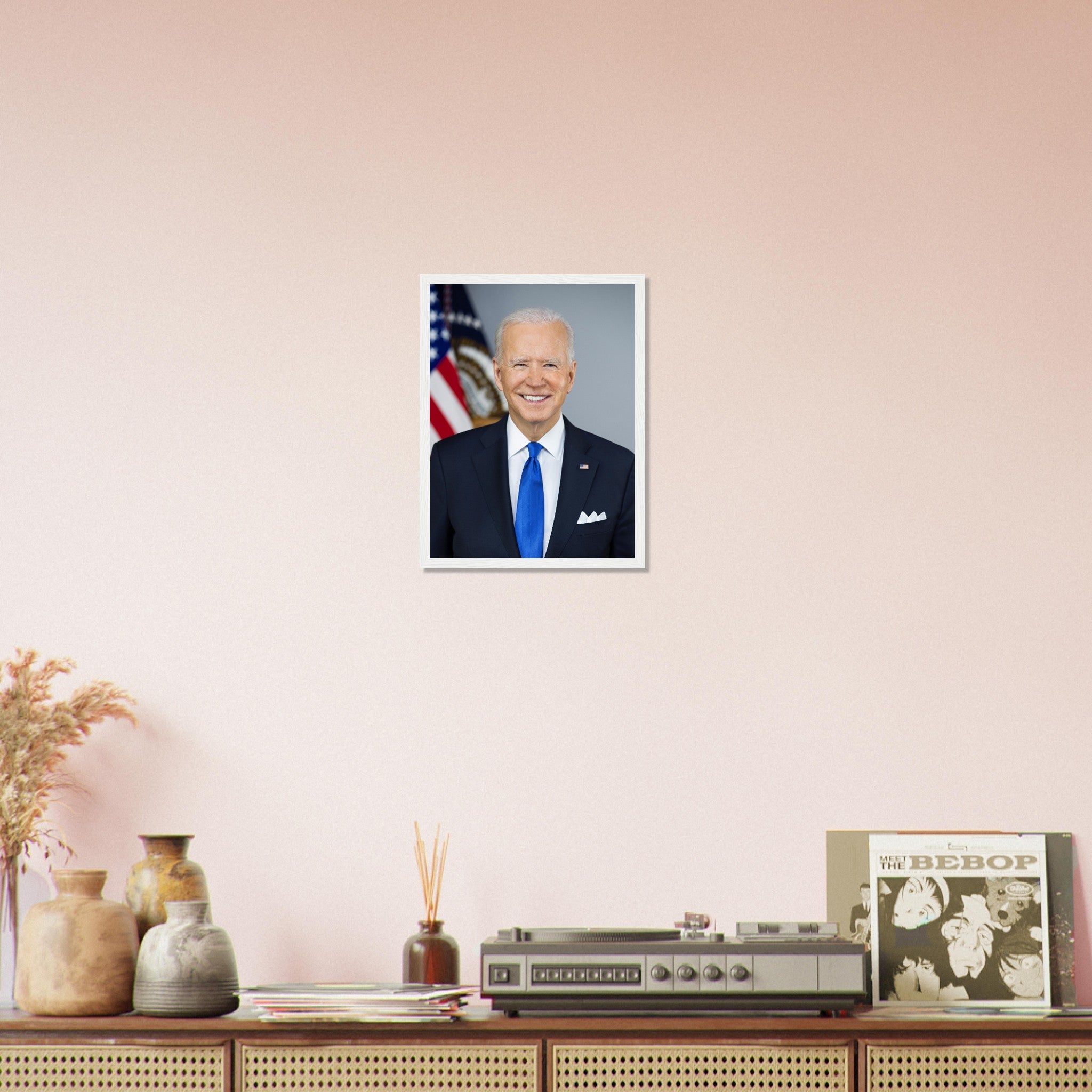 Joe Biden Framed, 46th President Of The USA - Joe Biden Framed Print UK, EU USA Domestic Shipping - WallArtPrints4U