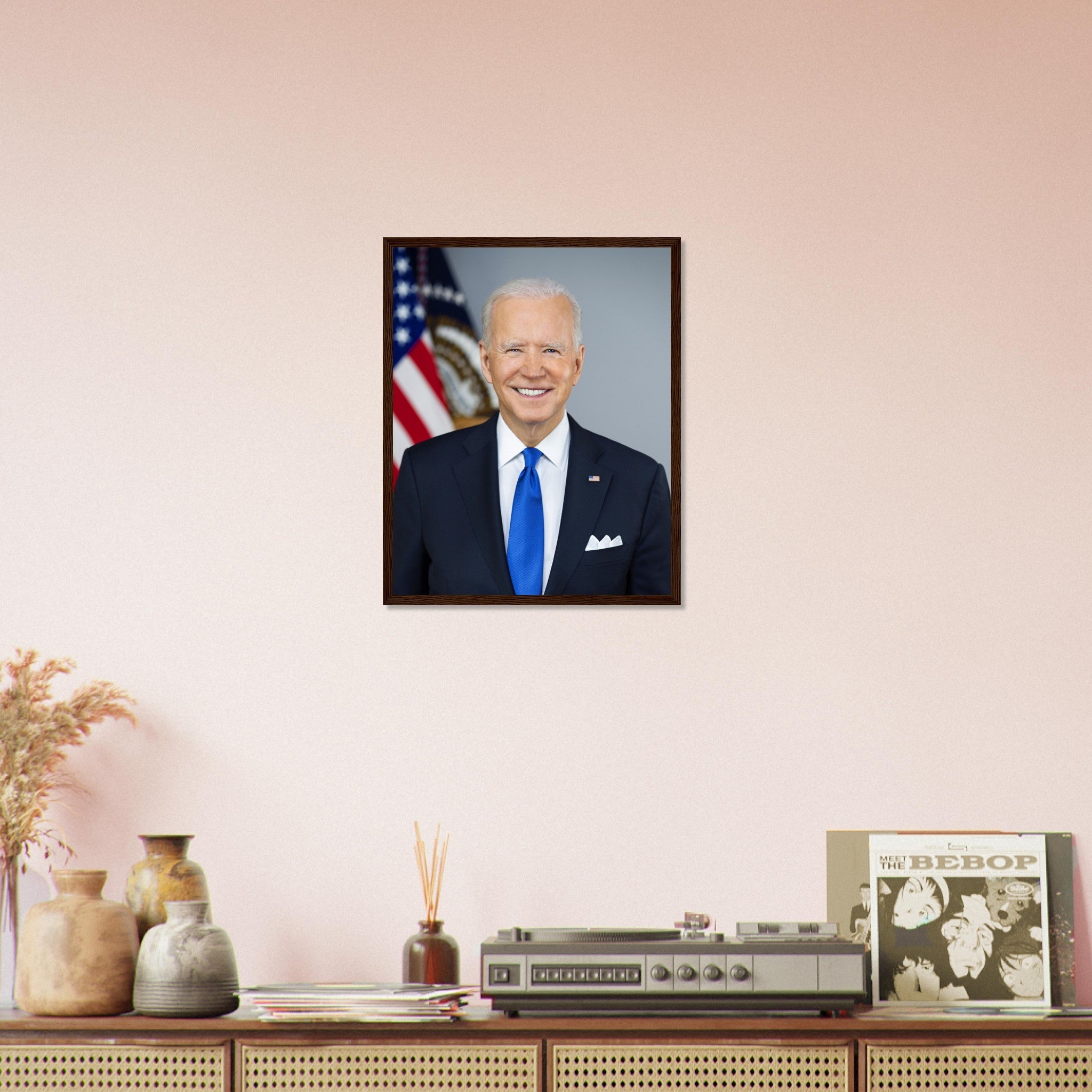 Joe Biden Framed, 46th President Of The USA - Joe Biden Framed Print UK, EU USA Domestic Shipping - WallArtPrints4U