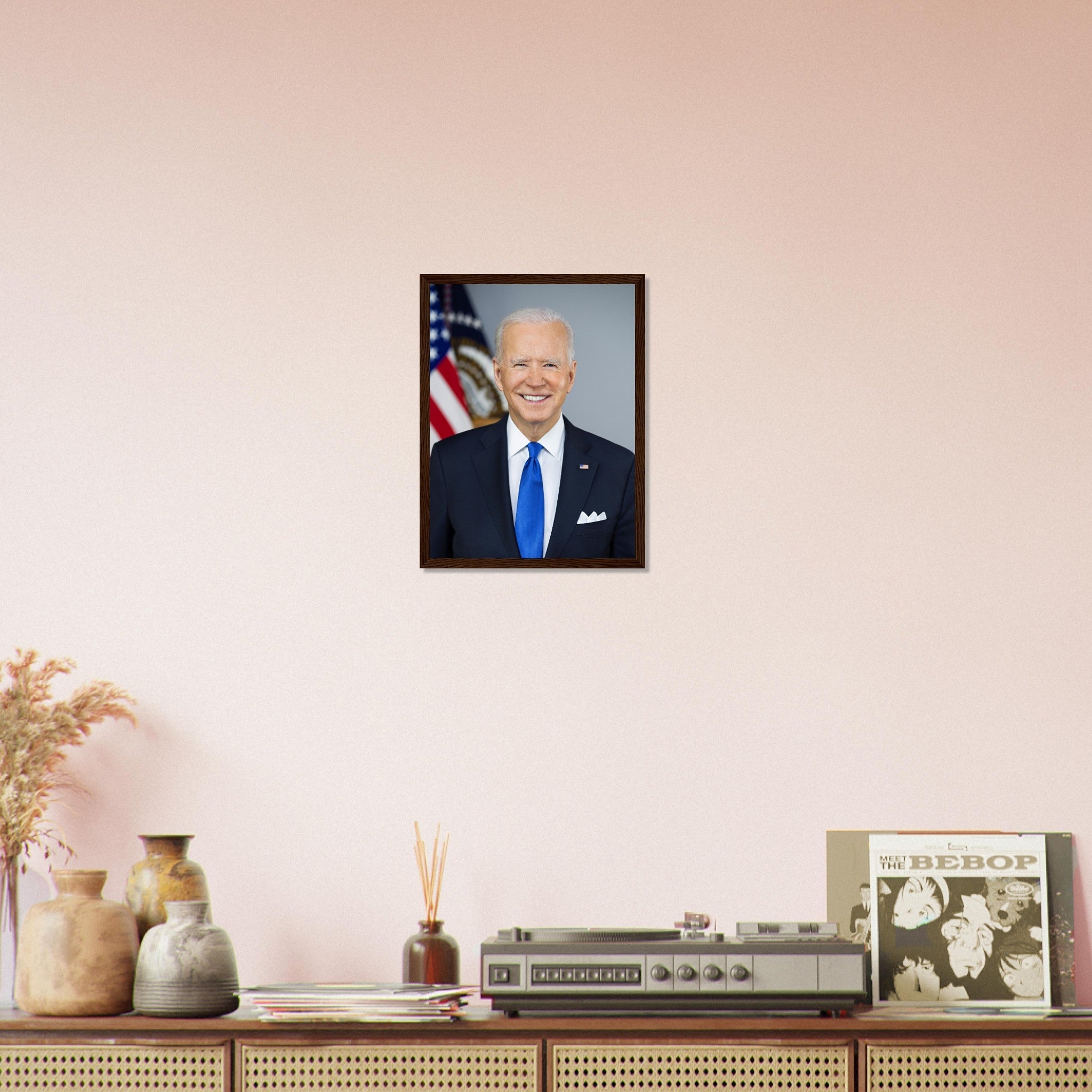 Joe Biden Framed, 46th President Of The USA - Joe Biden Framed Print UK, EU USA Domestic Shipping - WallArtPrints4U