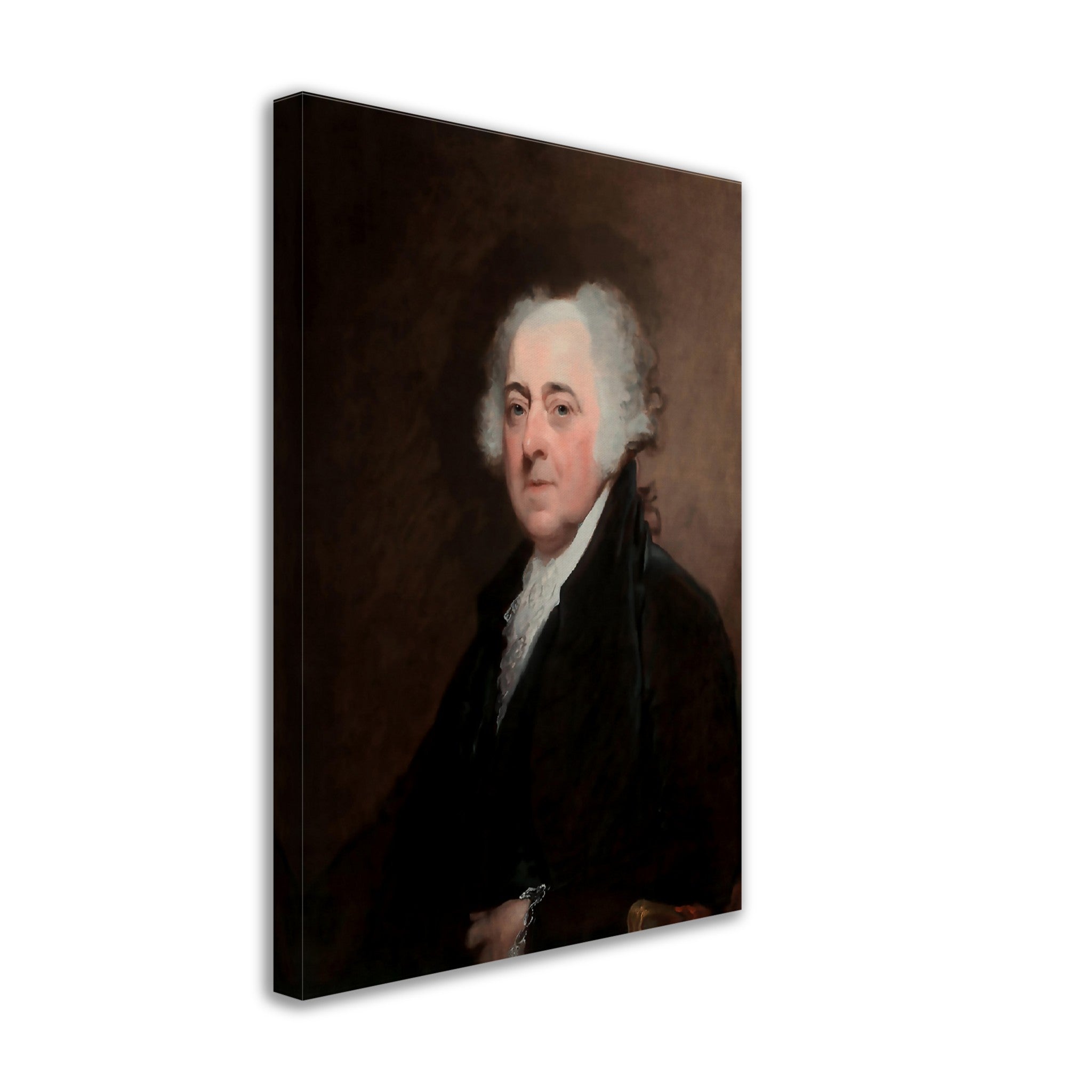 John Adams Canvas, 2nd President Of Usa, Vintage Portrait - John Adams Canvas Print - WallArtPrints4U