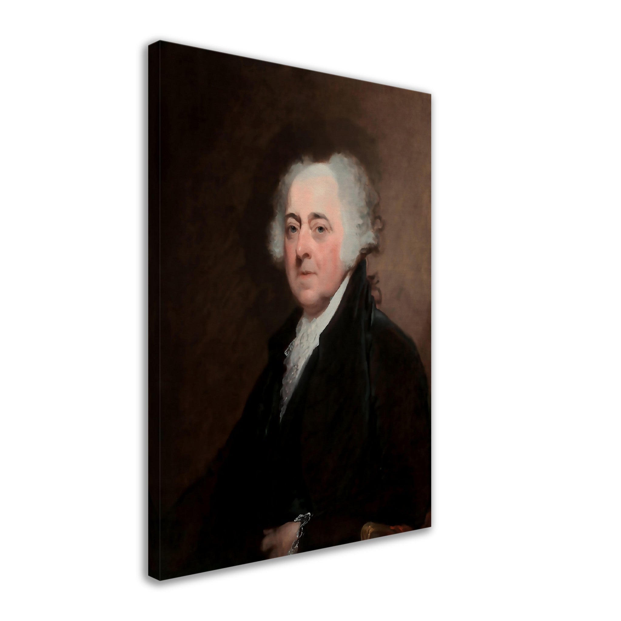 John Adams Canvas, 2nd President Of Usa, Vintage Portrait - John Adams Canvas Print - WallArtPrints4U