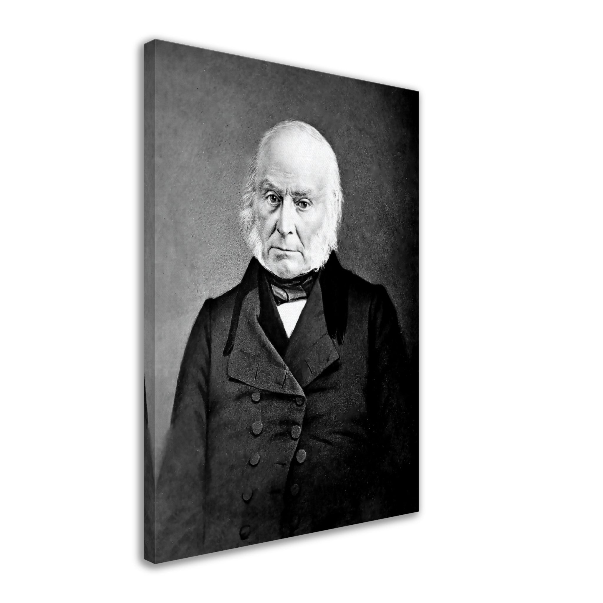 John Quincy Adams Canvas, 6th President Of Usa, Vintage Portrait - John Quincy Adams Canvas Print - WallArtPrints4U