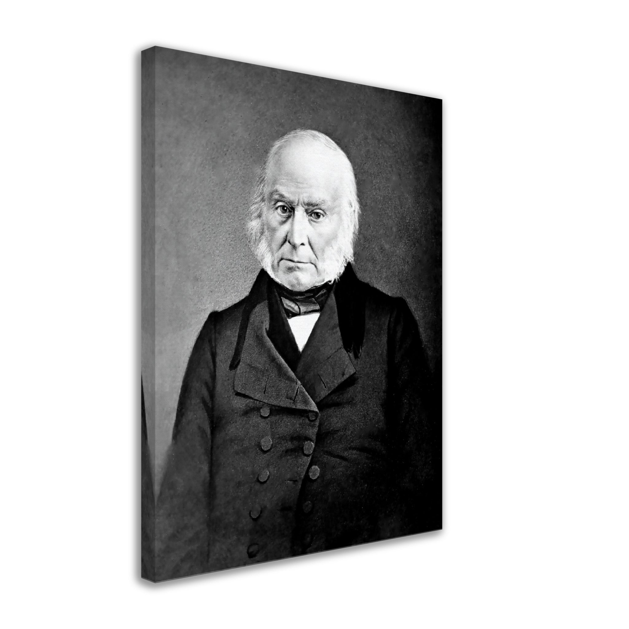 John Quincy Adams Canvas, 6th President Of Usa, Vintage Portrait - John Quincy Adams Canvas Print - WallArtPrints4U