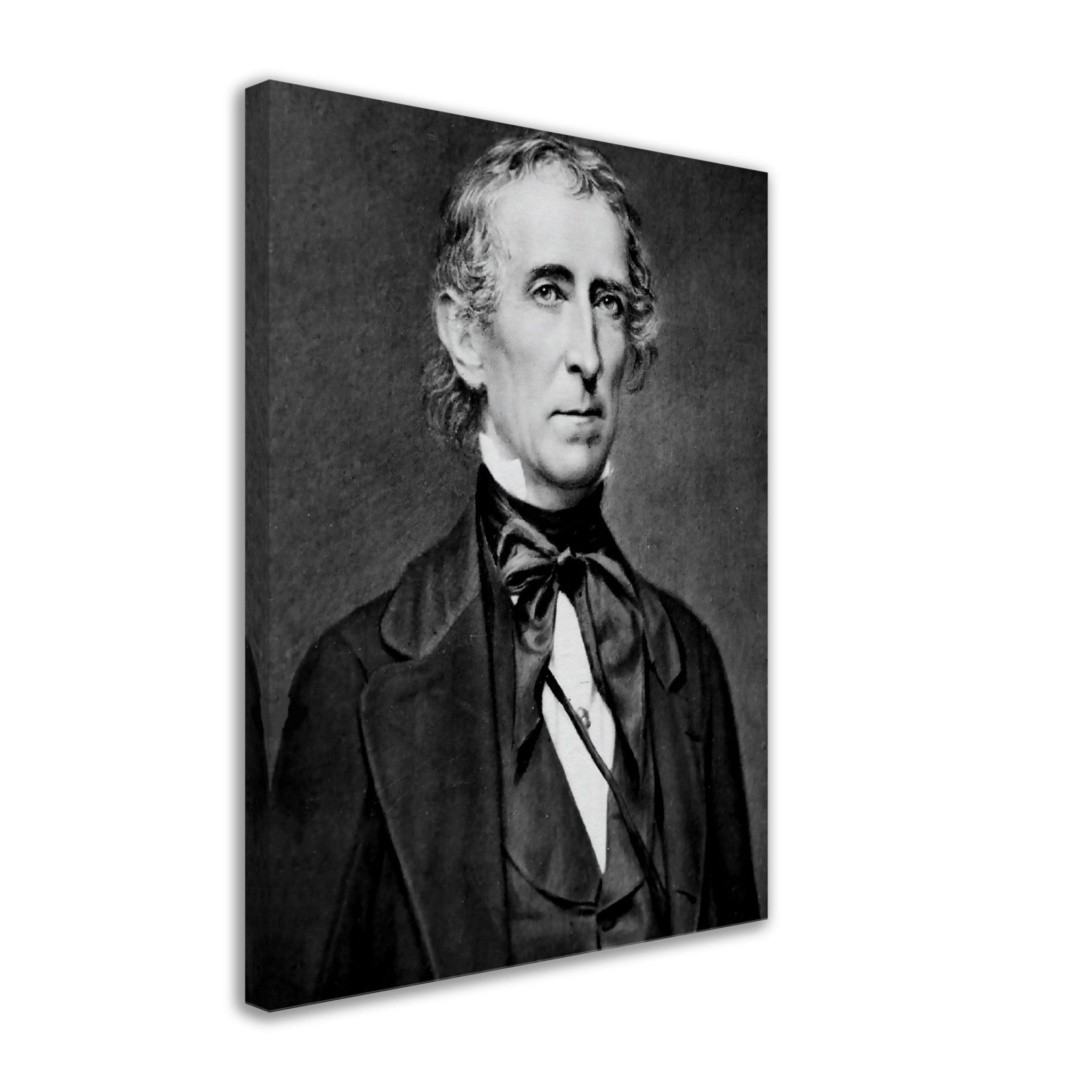 John Tyler Canvas, 10th President Of Usa, Vintage Portrait - John Tyler Canvas Print - WallArtPrints4U