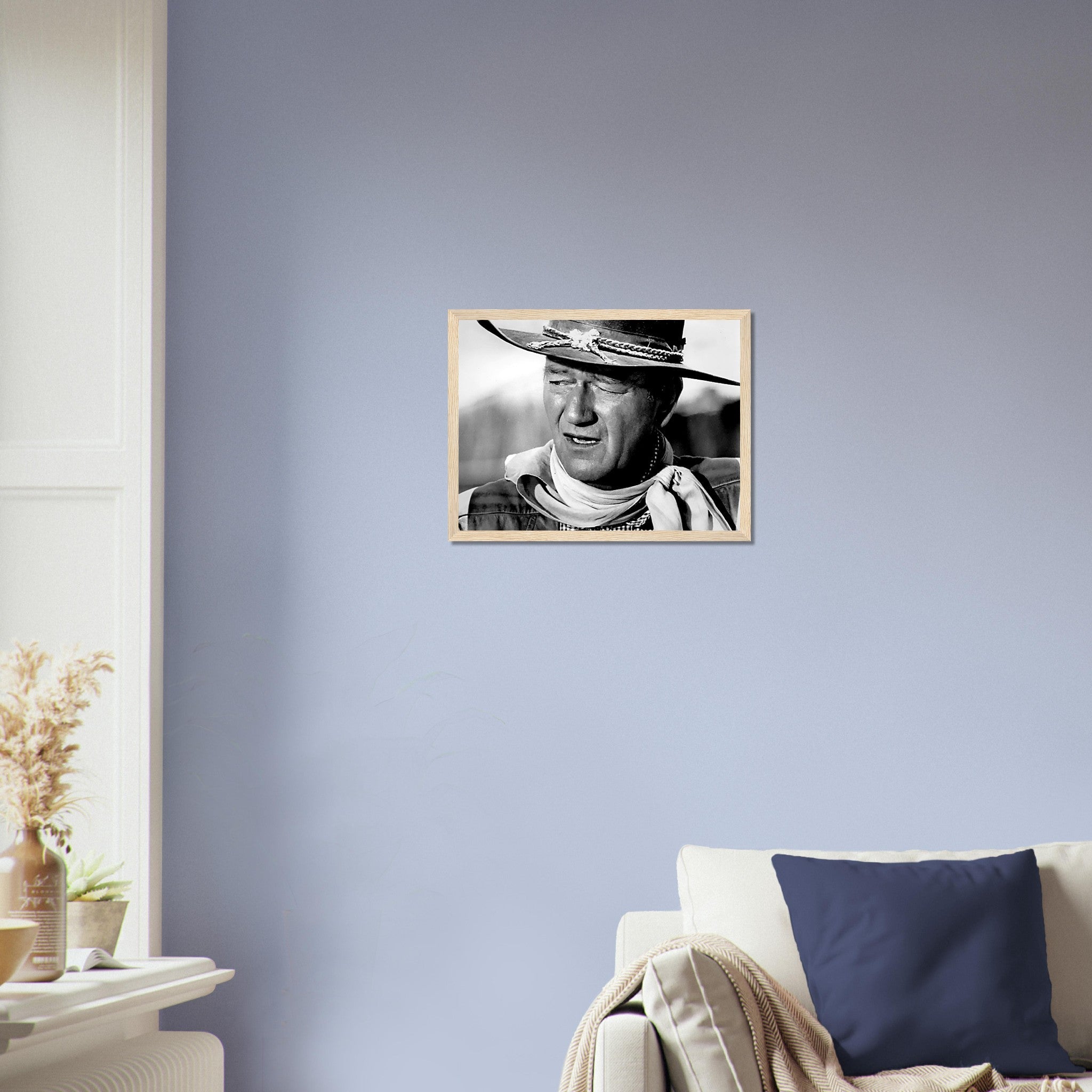 John Wayne Framed, Cowboy Framed 1961, Vintage Photo, John Wayne Framed Print, Hollywood Silver Screen Star - WallArtPrints4U
