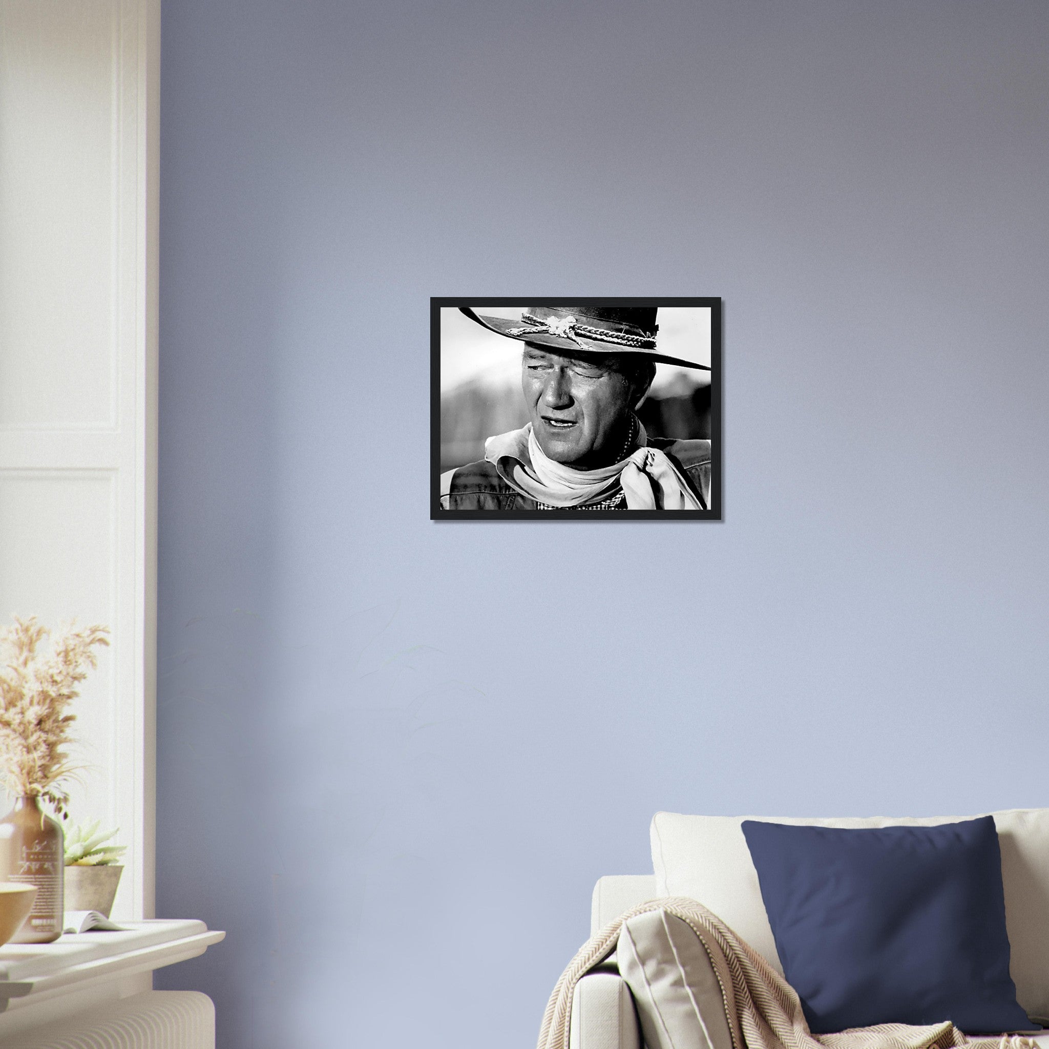John Wayne Framed, Cowboy Framed 1961, Vintage Photo, John Wayne Framed Print, Hollywood Silver Screen Star - WallArtPrints4U