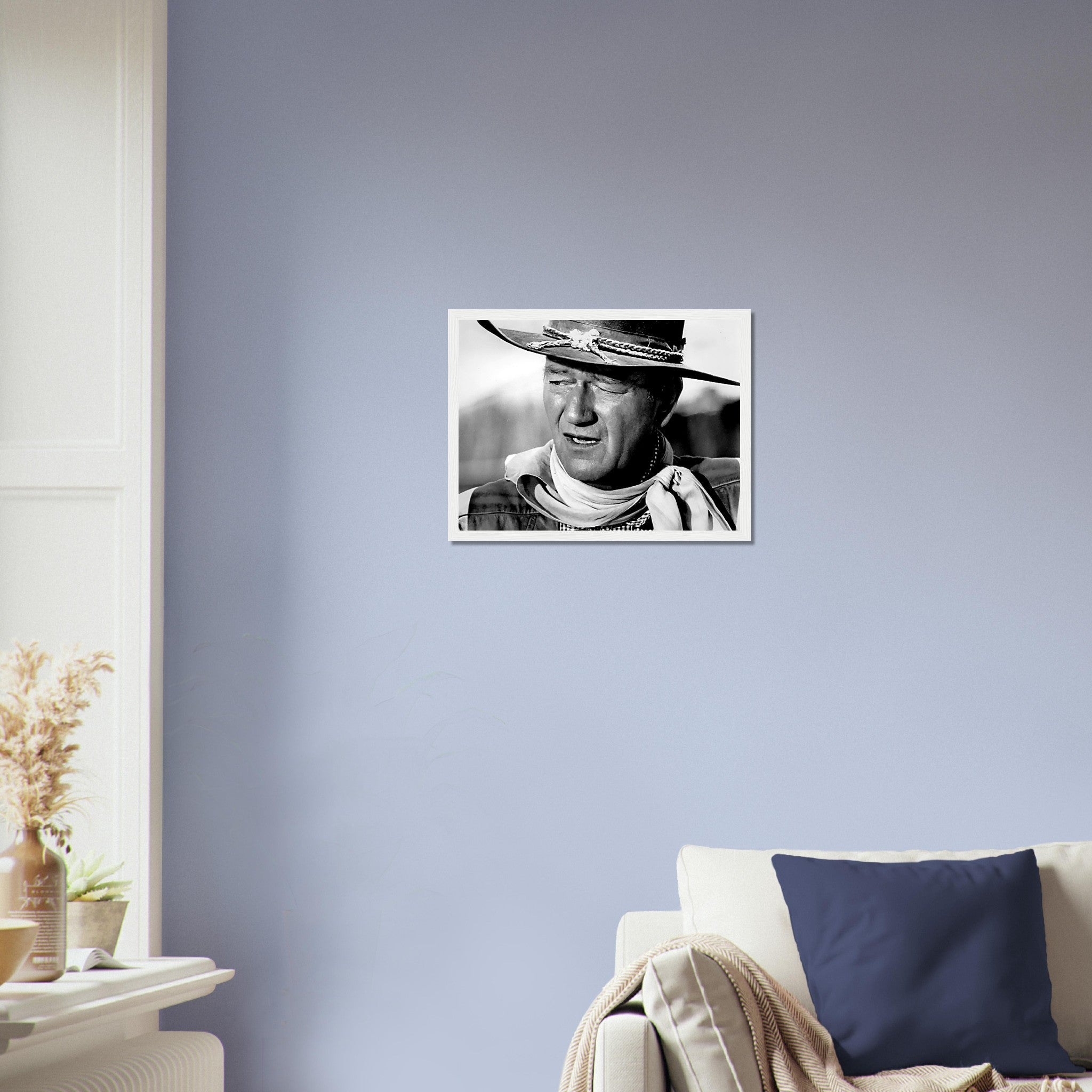 John Wayne Framed, Cowboy Framed 1961, Vintage Photo, John Wayne Framed Print, Hollywood Silver Screen Star - WallArtPrints4U