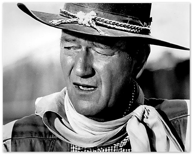 John Wayne Poster, Cowboy Poster 1961, Vintage Photo, John Wayne Print, Hollywood Silver Screen Star - WallArtPrints4U