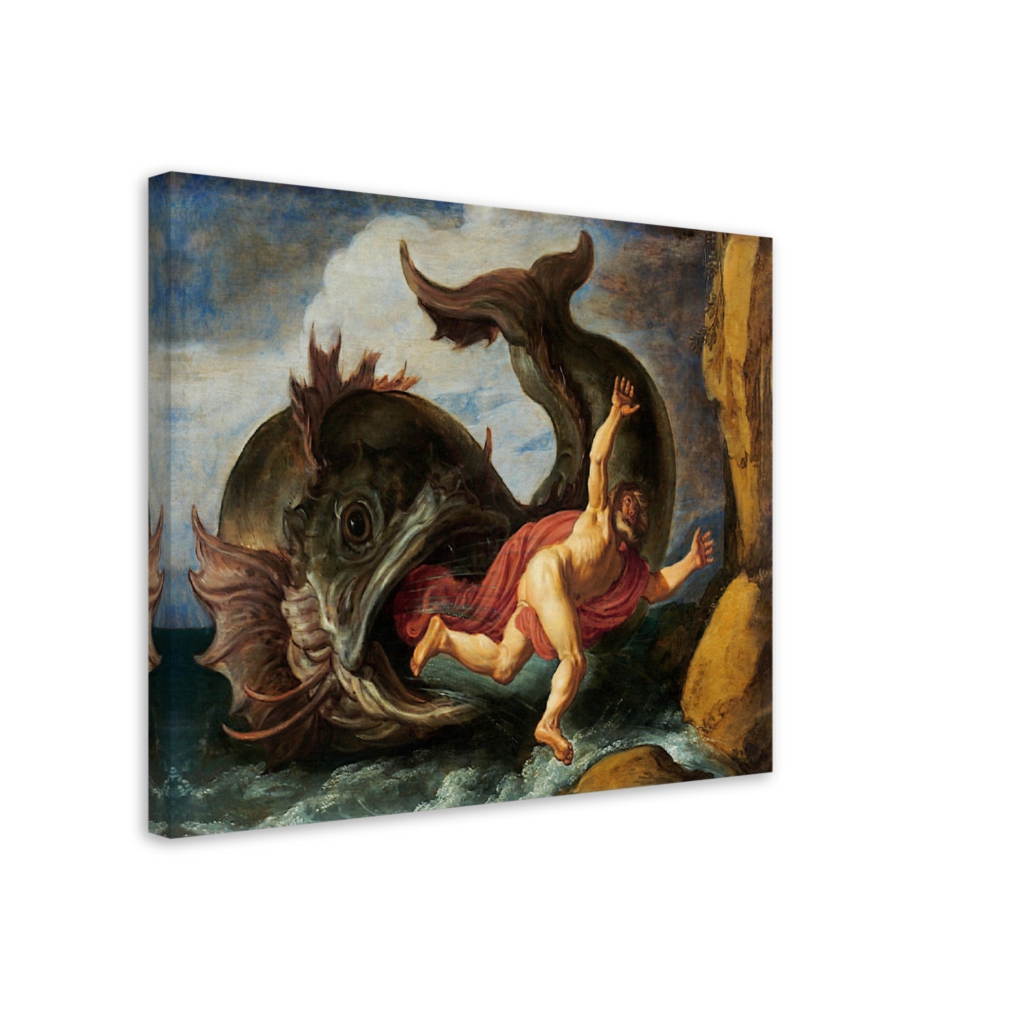 Jonah And The Whale Canvas Print - Biblical Canvas Print - Jonah And The Whale Church Canvas Print - WallArtPrints4U