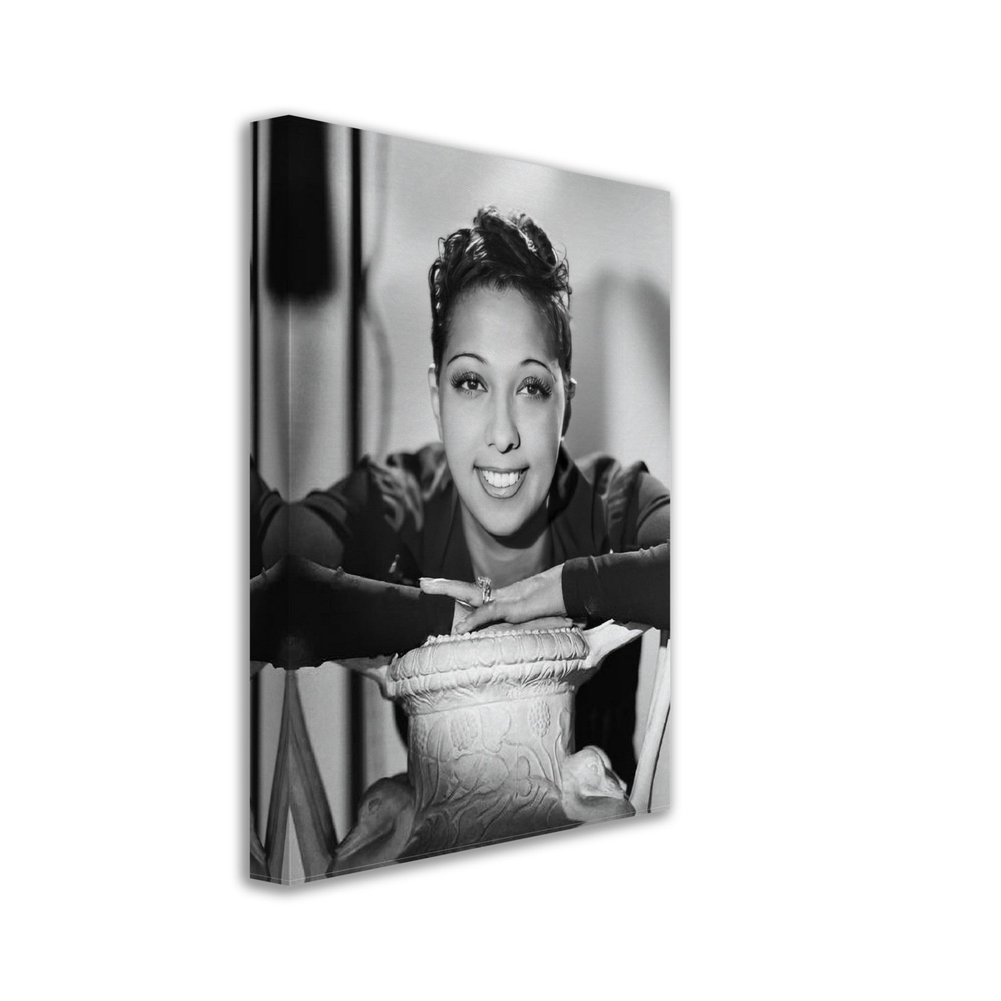 Josephine Baker Canvas, Vintage Photo Portrait - Josephine Baker Canvas Print - WallArtPrints4U