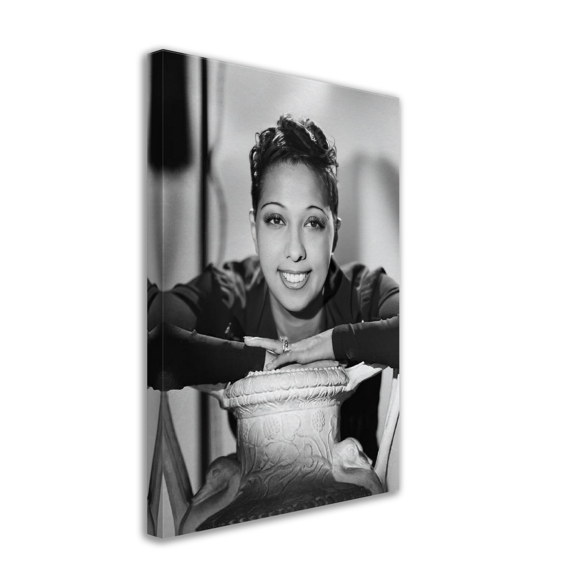 Josephine Baker Canvas, Vintage Photo Portrait - Josephine Baker Canvas Print - WallArtPrints4U