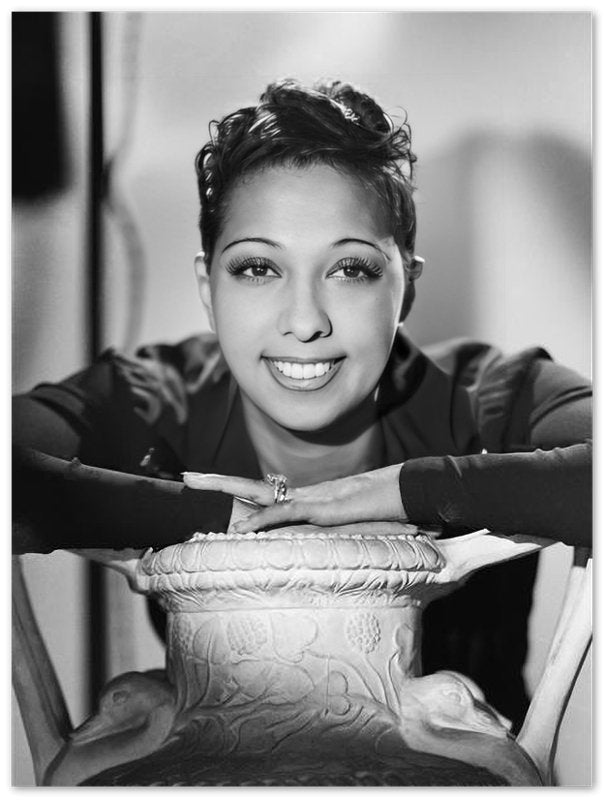 Josephine Baker Poster, Vintage Photo Portrait - Josephine Baker Print - WallArtPrints4U