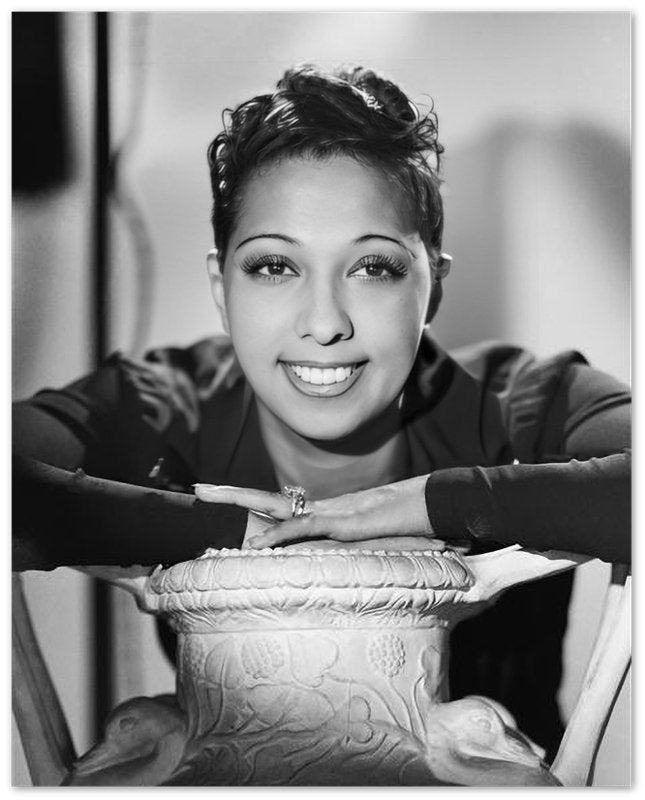 Josephine Baker Poster, Vintage Photo Portrait - Josephine Baker Print - WallArtPrints4U