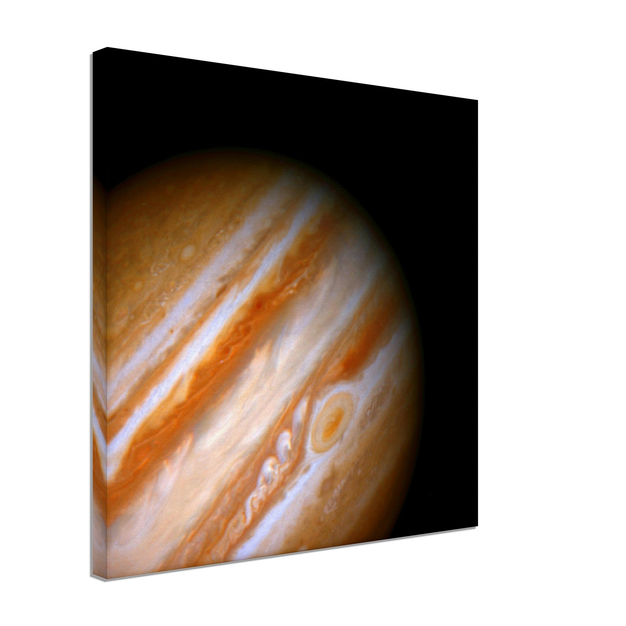 Jupiter Canvas - Vintage Jupiter With Red Spot - Planet Jupiter Canvas Print - WallArtPrints4U