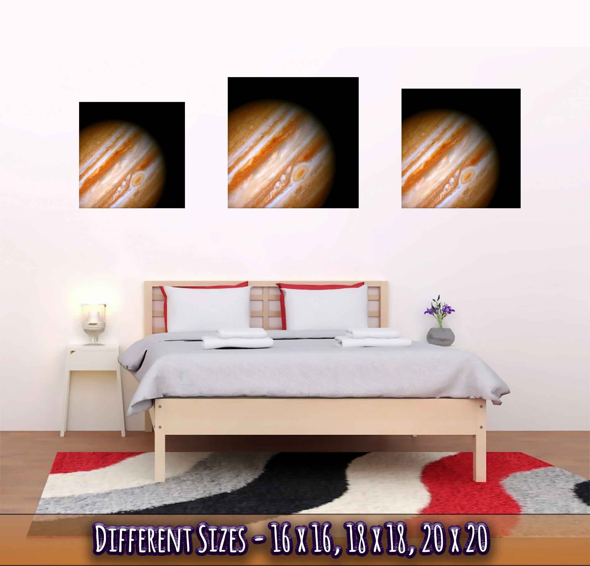 Jupiter Poster - Vintage Jupiter With Red Spot - Planet Jupiter Print - WallArtPrints4U