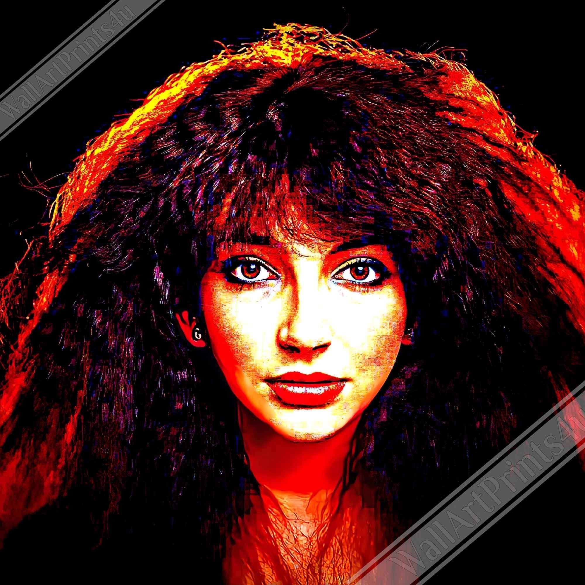 Kate Bush Canvas, Vintage Kate Bush 1978 - Kate Bush Canvas Print - WallArtPrints4U