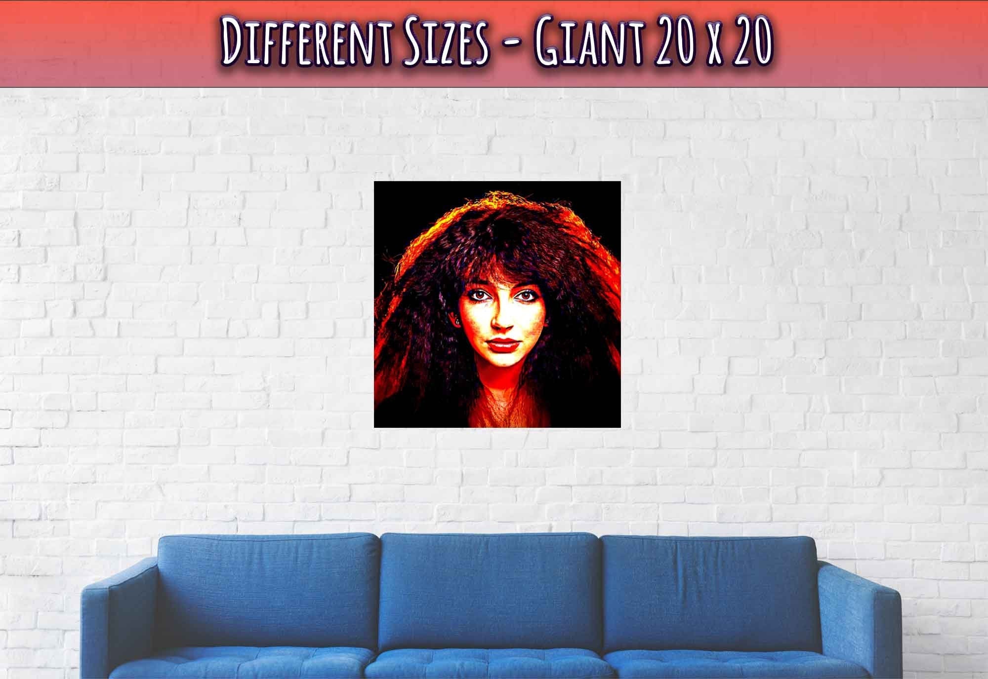 Kate Bush Poster, Vintage Kate Bush 1978 - Kate Bush Print - WallArtPrints4U