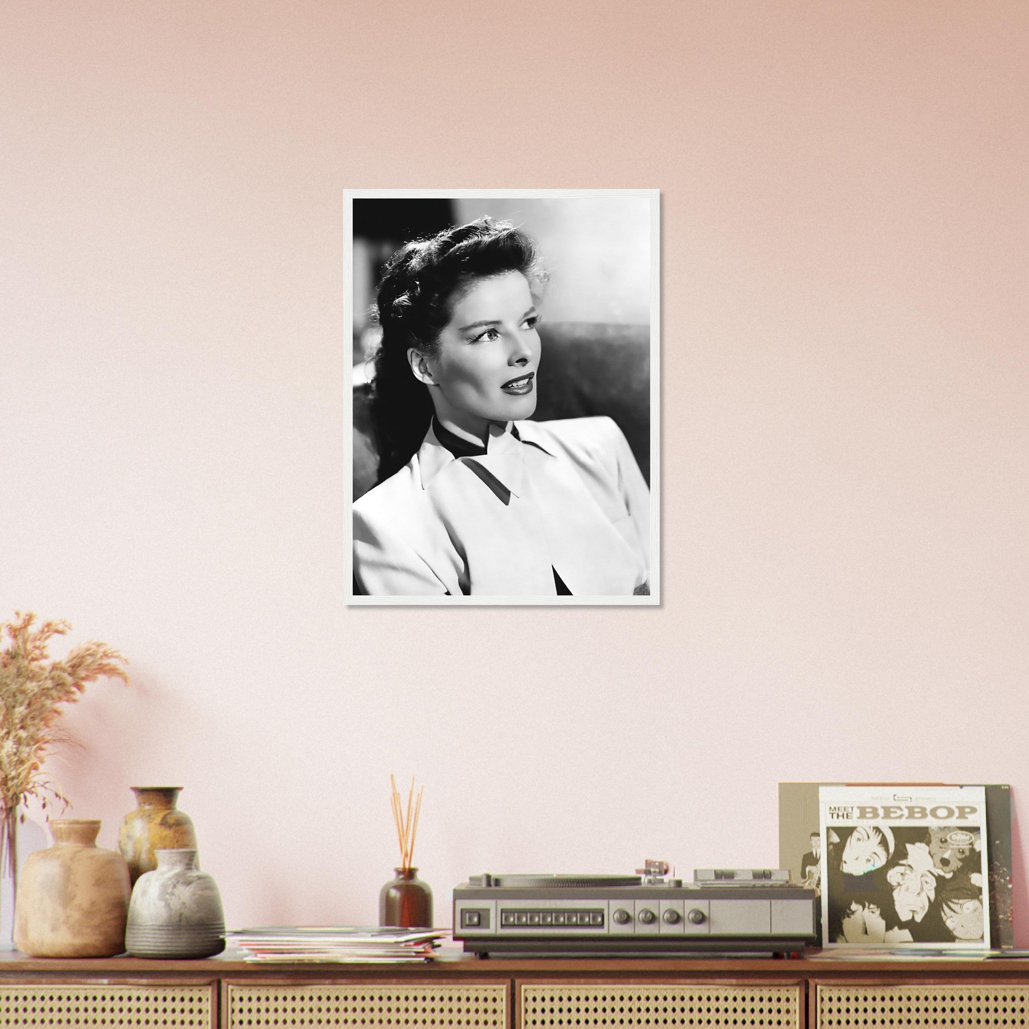 Katherine Hepburn Framed, Independent Woman Symbol, Rare Photo, Katherine Hepburn Framed Print, Silver Screen Star - WallArtPrints4U