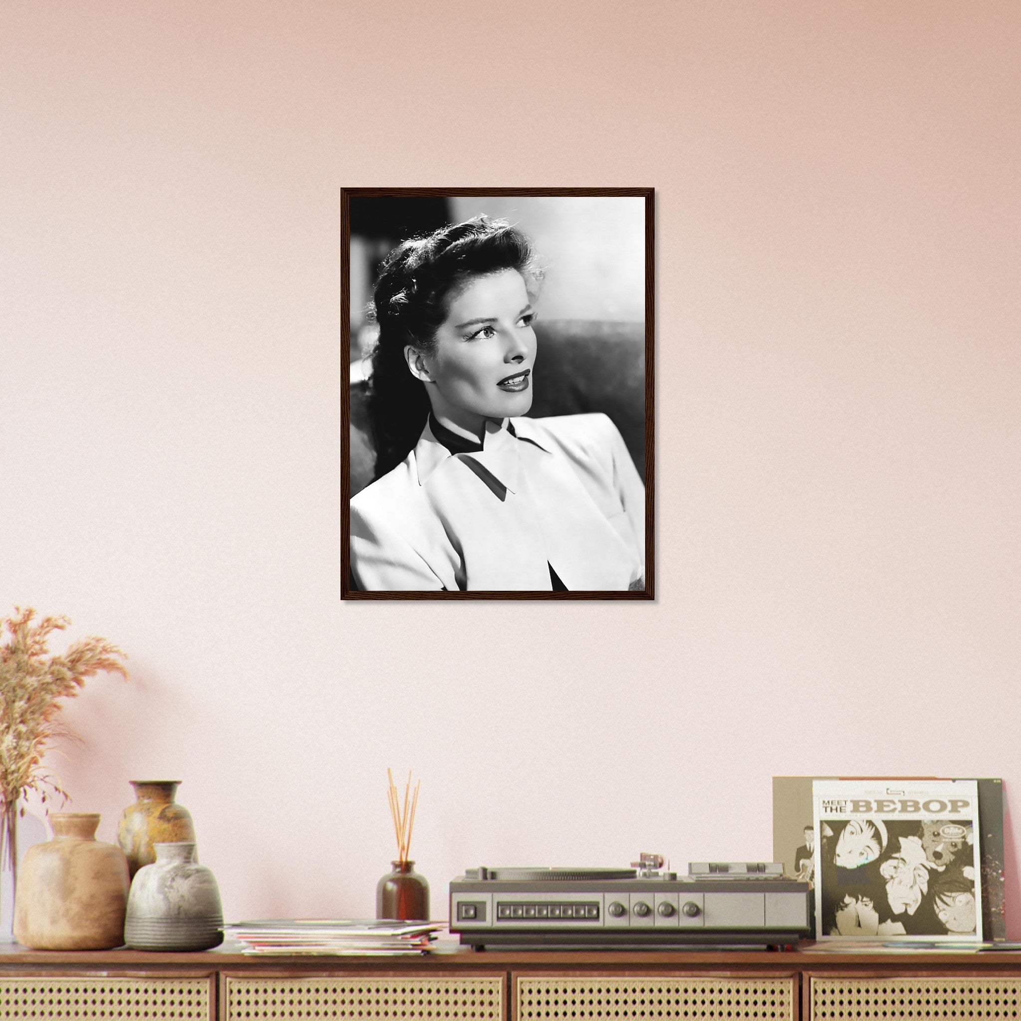 Katherine Hepburn Framed, Independent Woman Symbol, Rare Photo, Katherine Hepburn Framed Print, Silver Screen Star - WallArtPrints4U