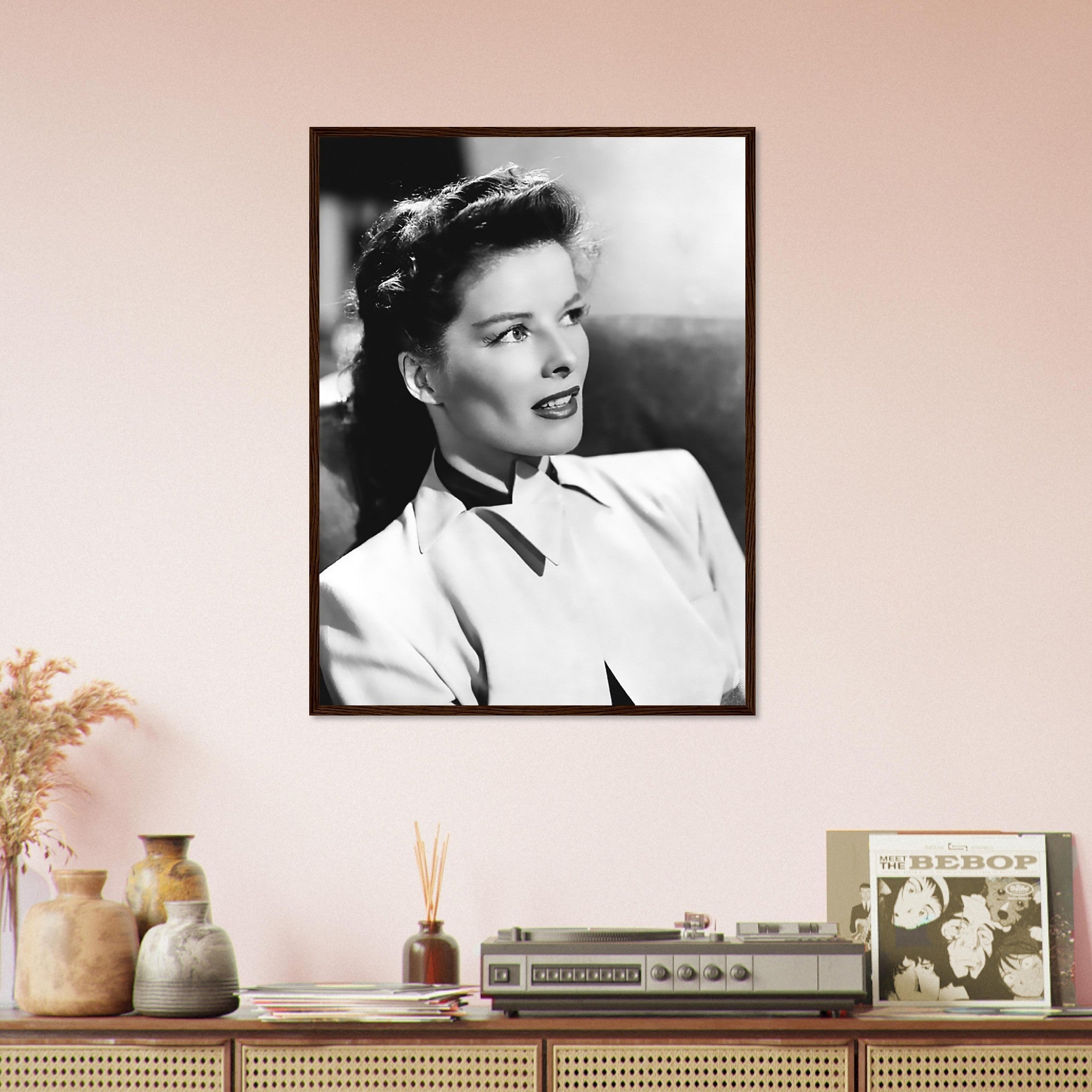 Katherine Hepburn Framed, Independent Woman Symbol, Rare Photo, Katherine Hepburn Framed Print, Silver Screen Star - WallArtPrints4U