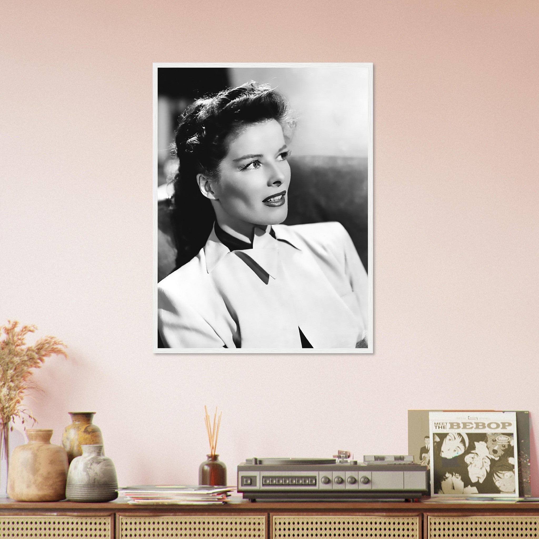 Katherine Hepburn Framed, Independent Woman Symbol, Rare Photo, Katherine Hepburn Framed Print, Silver Screen Star - WallArtPrints4U