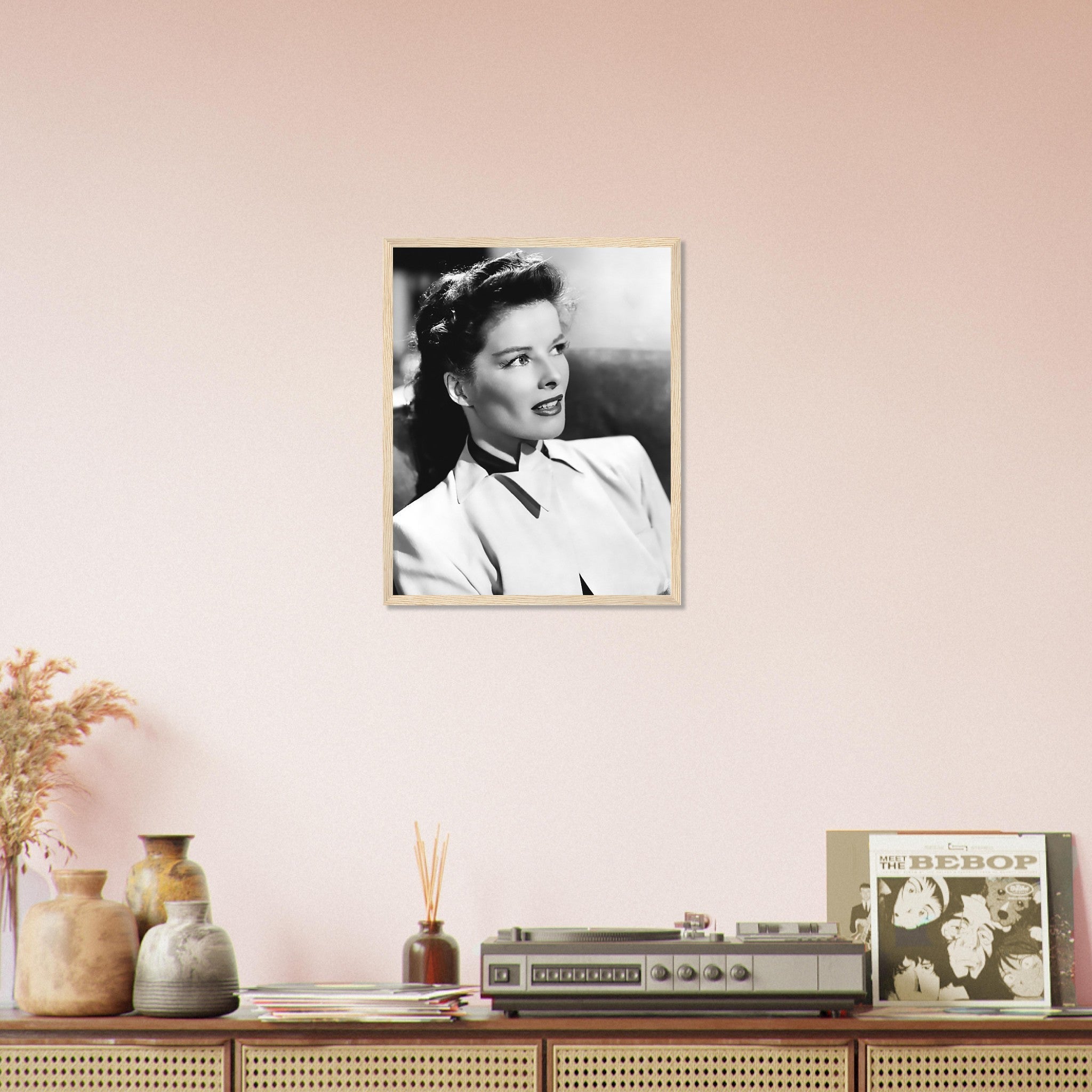 Katherine Hepburn Framed, Independent Woman Symbol, Rare Photo, Katherine Hepburn Framed Print, Silver Screen Star - WallArtPrints4U